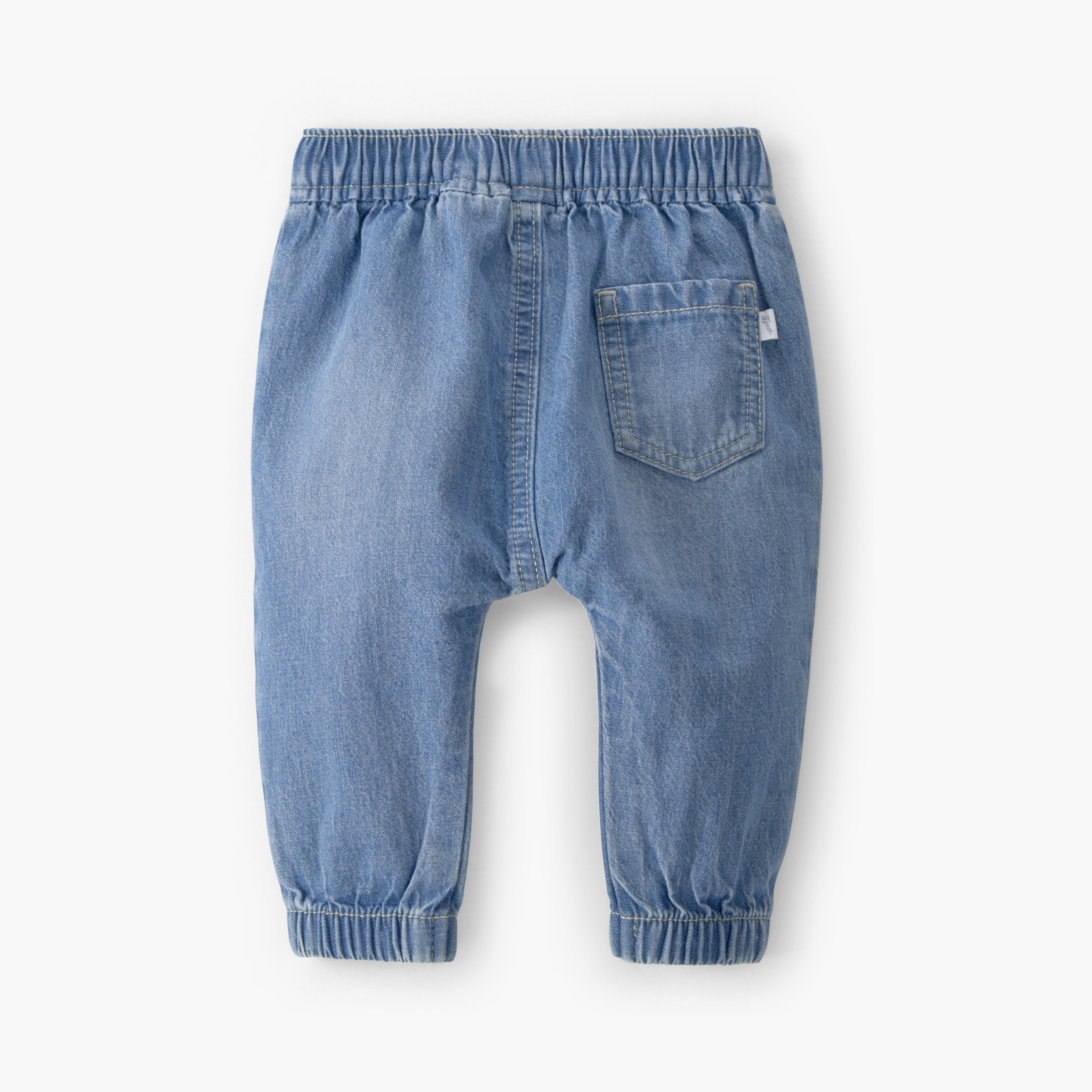 Oshkosh Pull On Embroidered Denim Jogger-baby-girls-clothing-bottoms-joggersandtrackpants-image-2