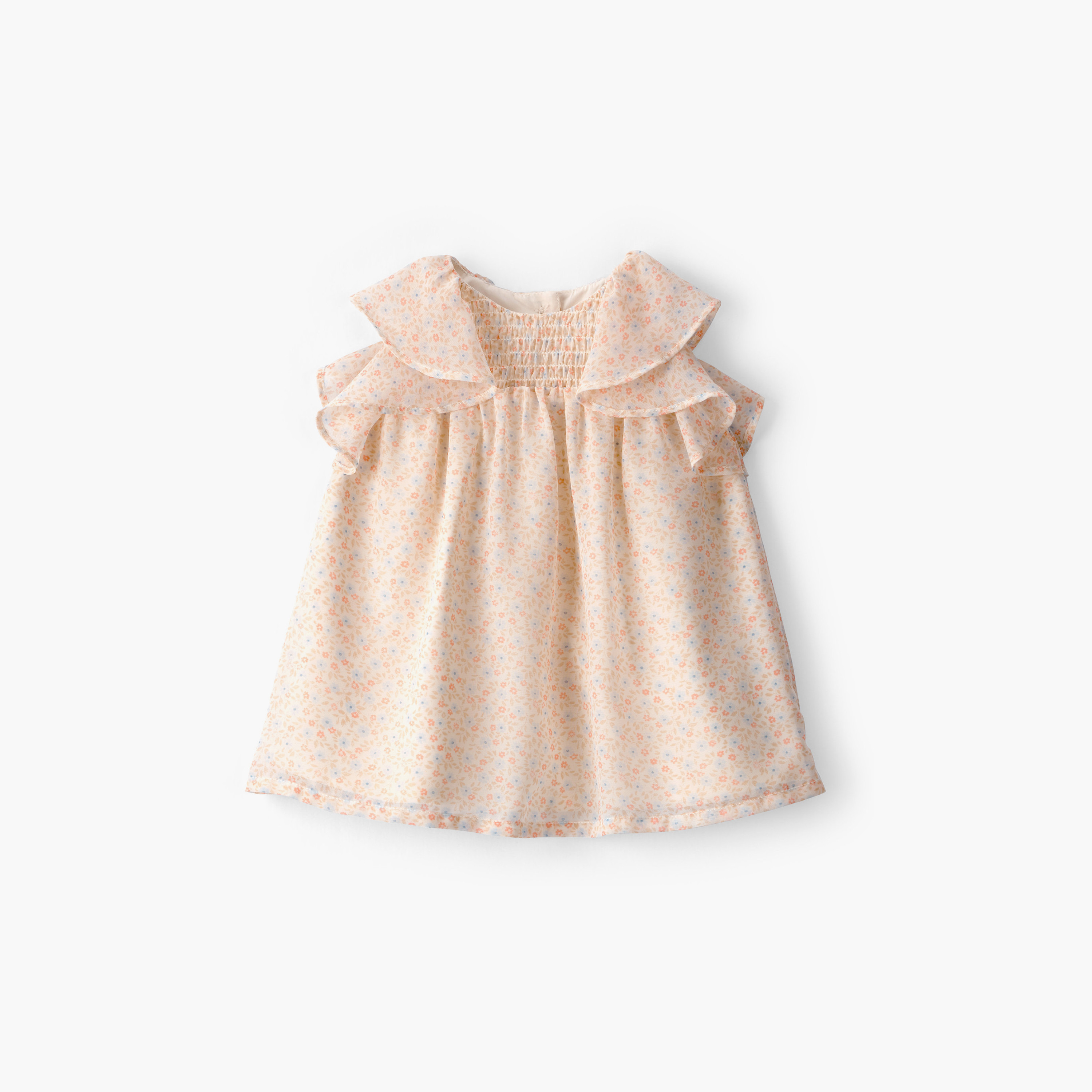 فستان زهور انسيابي مع سروال تحتي (بلومرز) من كارترز-baby-girls-clothing-dressesandjumpsuits-image-1
