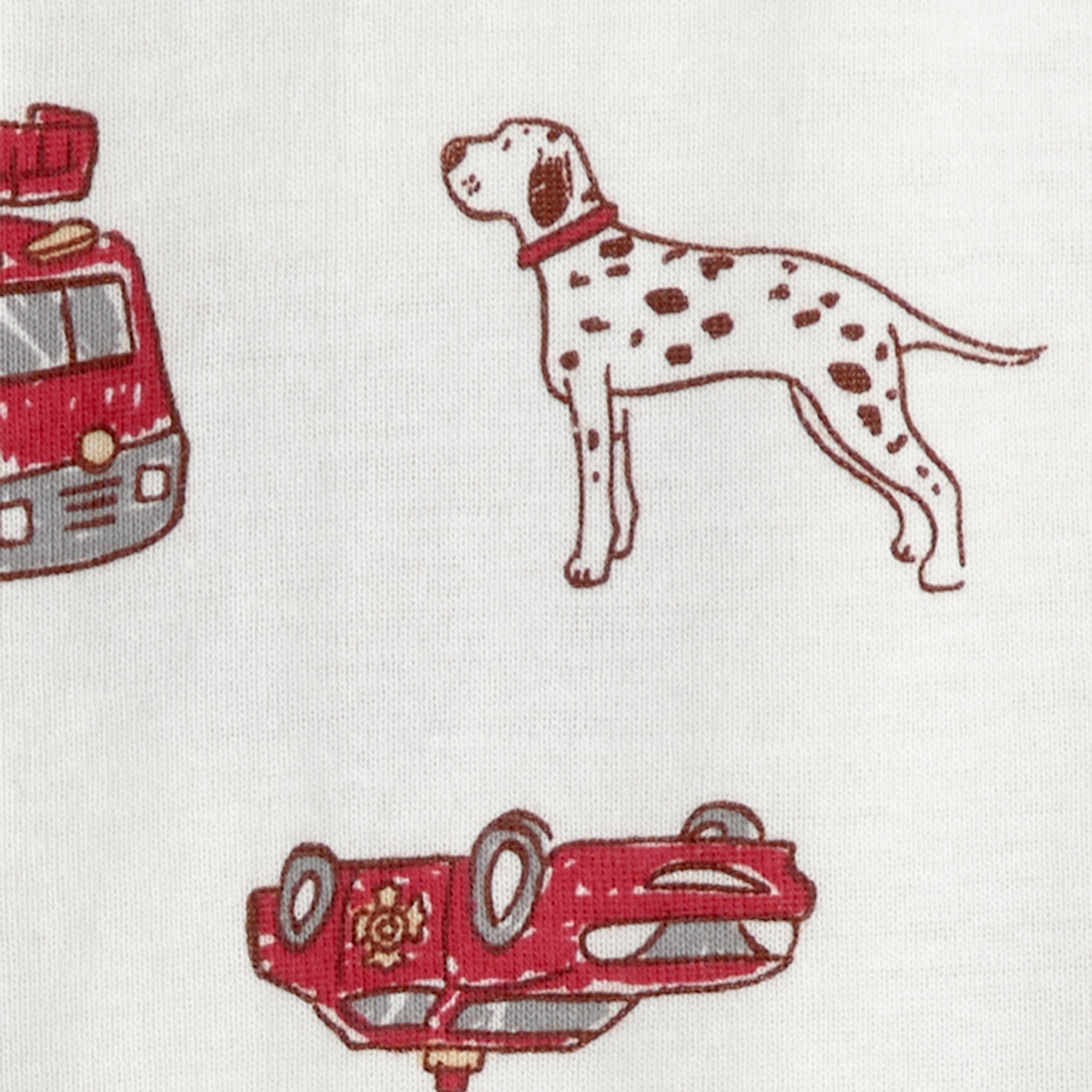 Carter's Firetruck 2-Way Zipped Sleepsuit-baby-boys-clothing-nightwear-sleepsuits-image-4