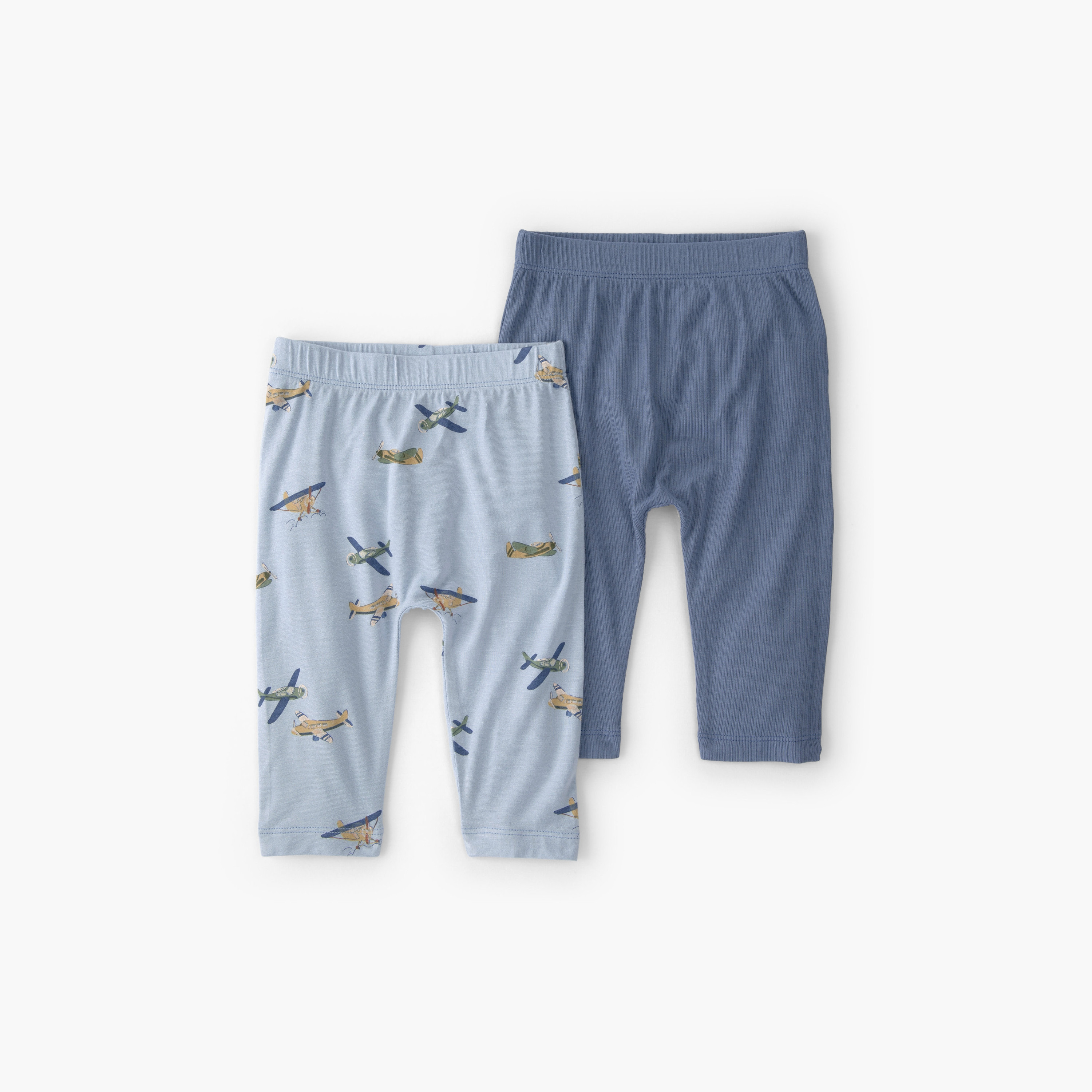 Purely Soft 2-Piece Plane Printed Pants-baby-boys-clothing-bottoms-joggersandtrackpants-image-1