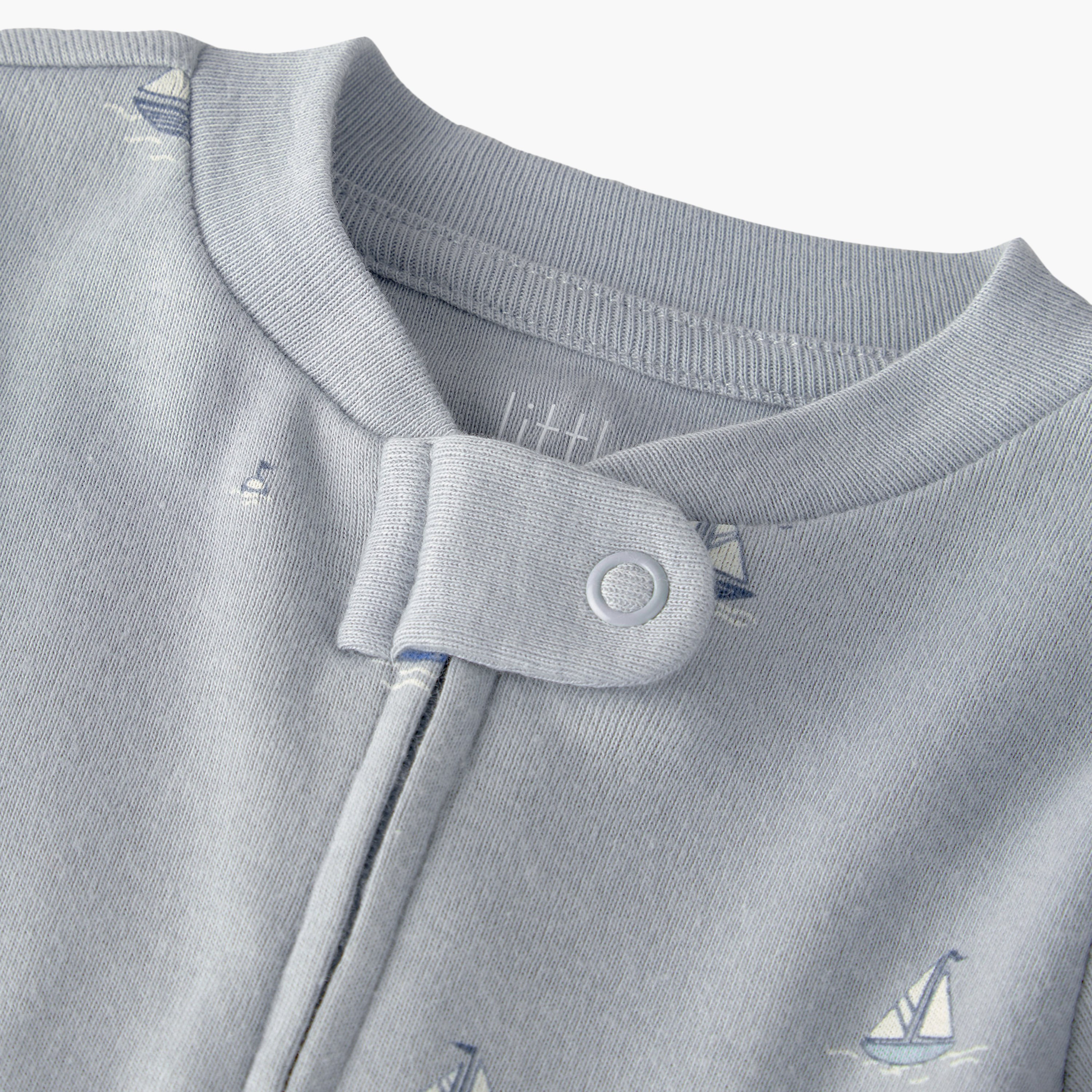 Little Planet Small Ships Printed Sleepsuit-baby-boys-clothing-nightwear-sleepsuits-image-2