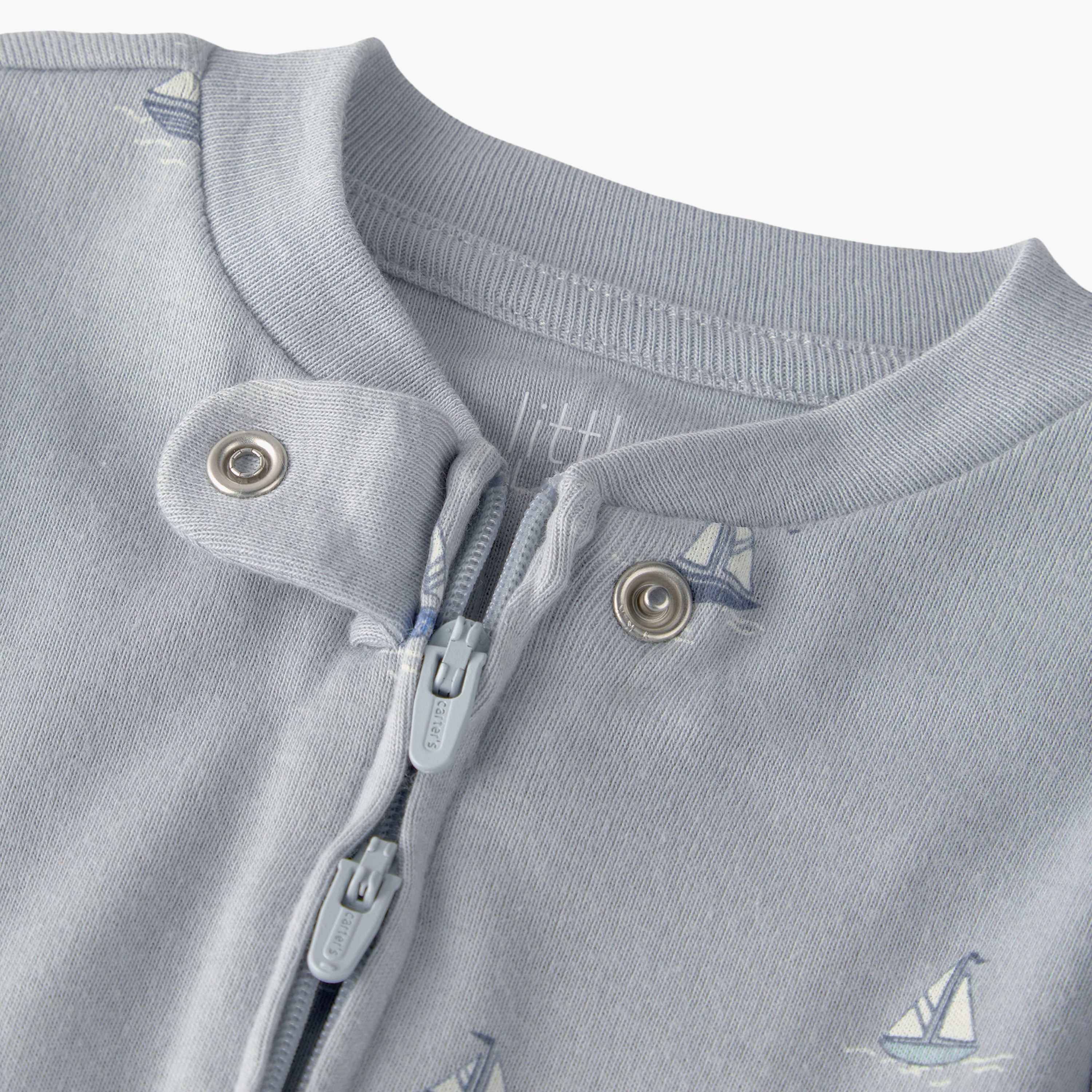 Little Planet Small Ships Printed Sleepsuit-baby-boys-clothing-nightwear-sleepsuits-image-3