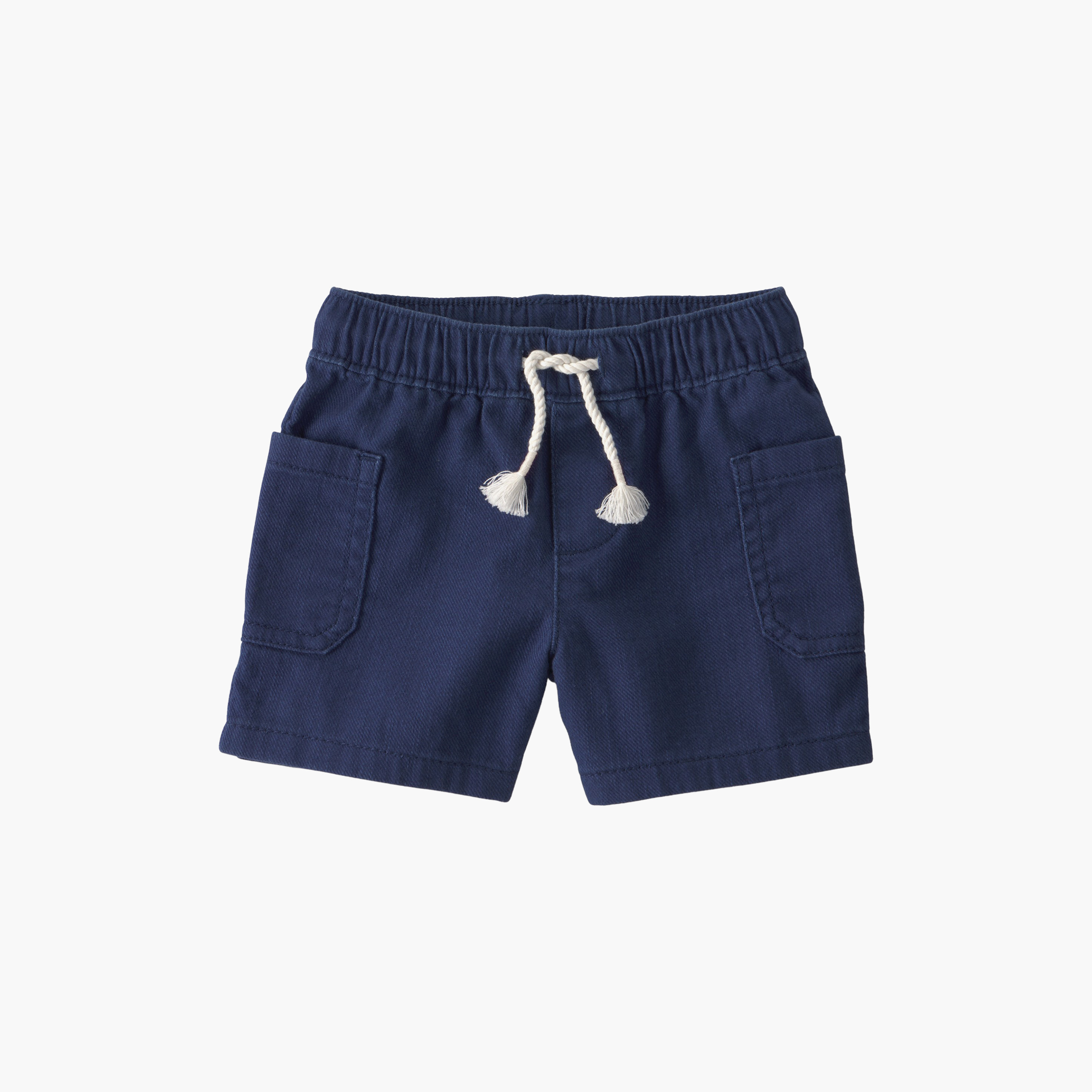 Oshkosh Solid Elasticated Drawstring Shorts-baby-boys-clothing-bottoms-shorts-image-1
