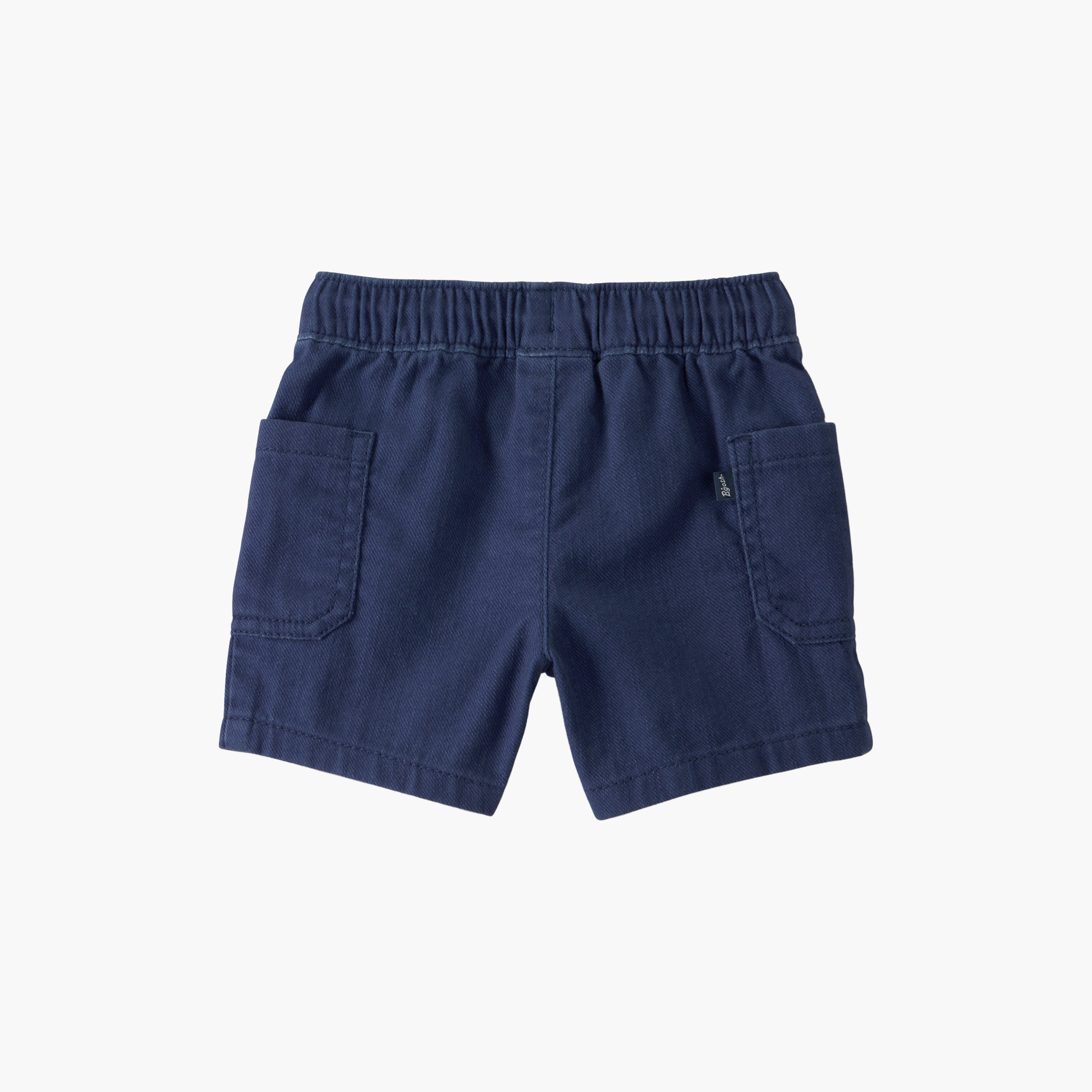 Oshkosh Solid Elasticated Drawstring Shorts-baby-boys-clothing-bottoms-shorts-image-2
