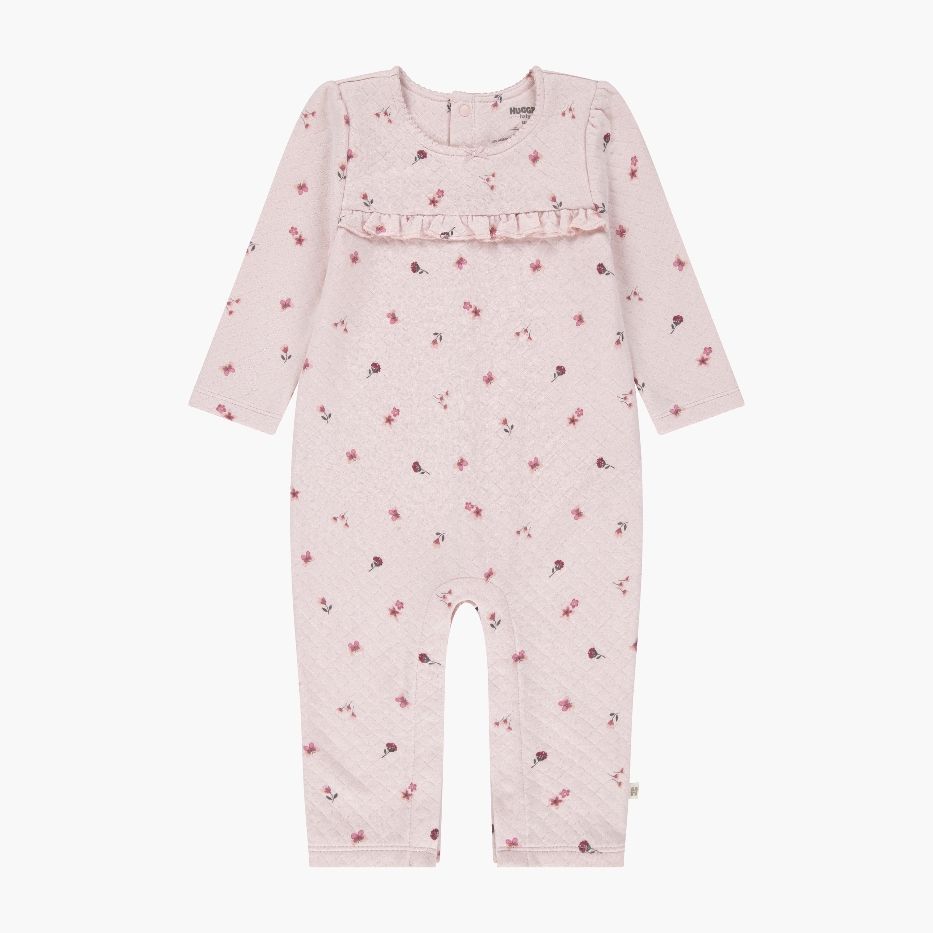 Huggies Floral Printed Long Sleeves Romper-baby-girls-clothing-rompers-image-1