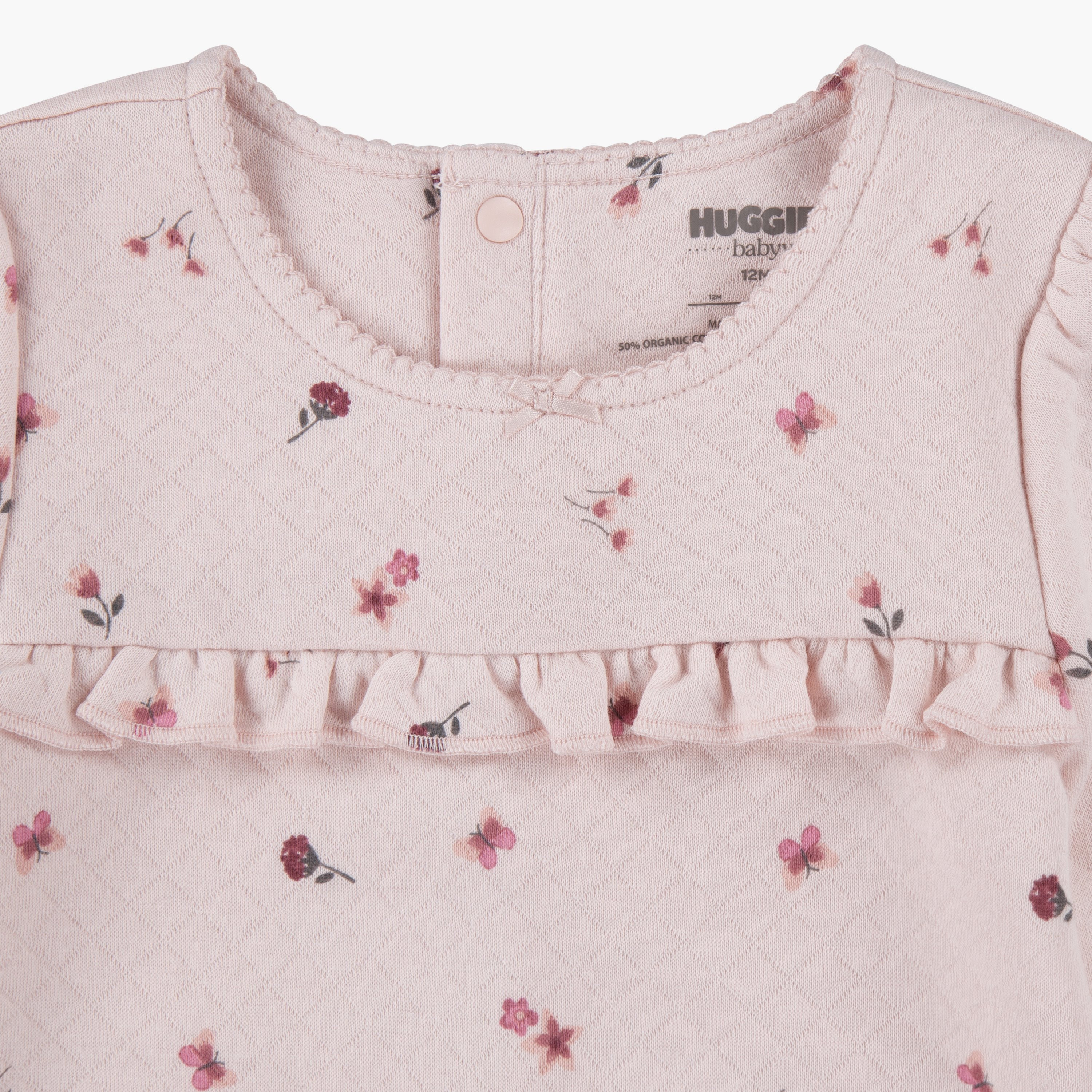 رومبر بأكمام طويلة وبطبعات زهور من هاجيز-baby-girls-clothing-rompers-image-4