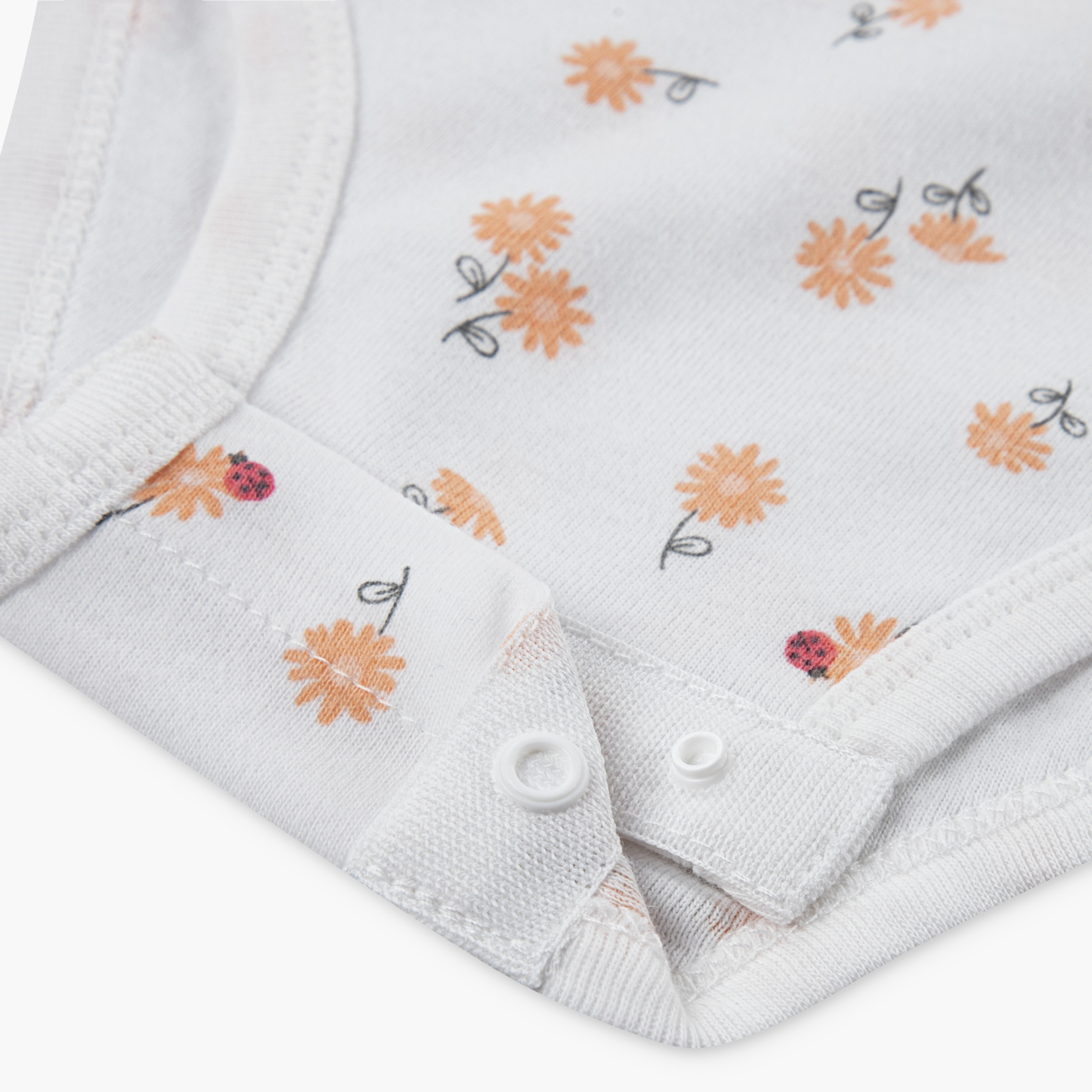 Huggies 3-Piece Floral Printed Bodysuit, Top with Shorts-baby-girls-clothing-setsandcoords-image-5