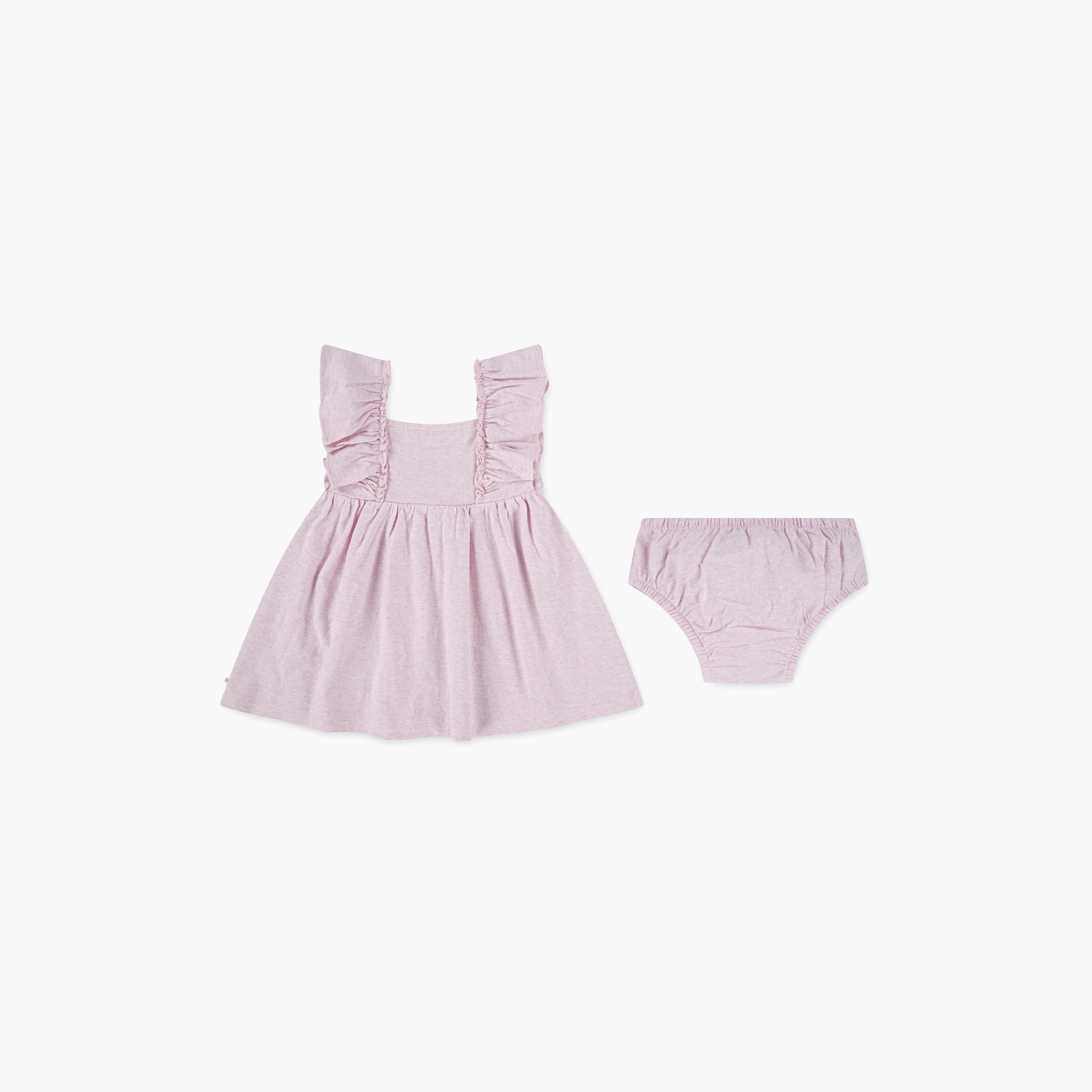 Huggies Solid Sleeveless Dress with Bloomer-baby-girls-clothing-dressesandjumpsuits-image-3