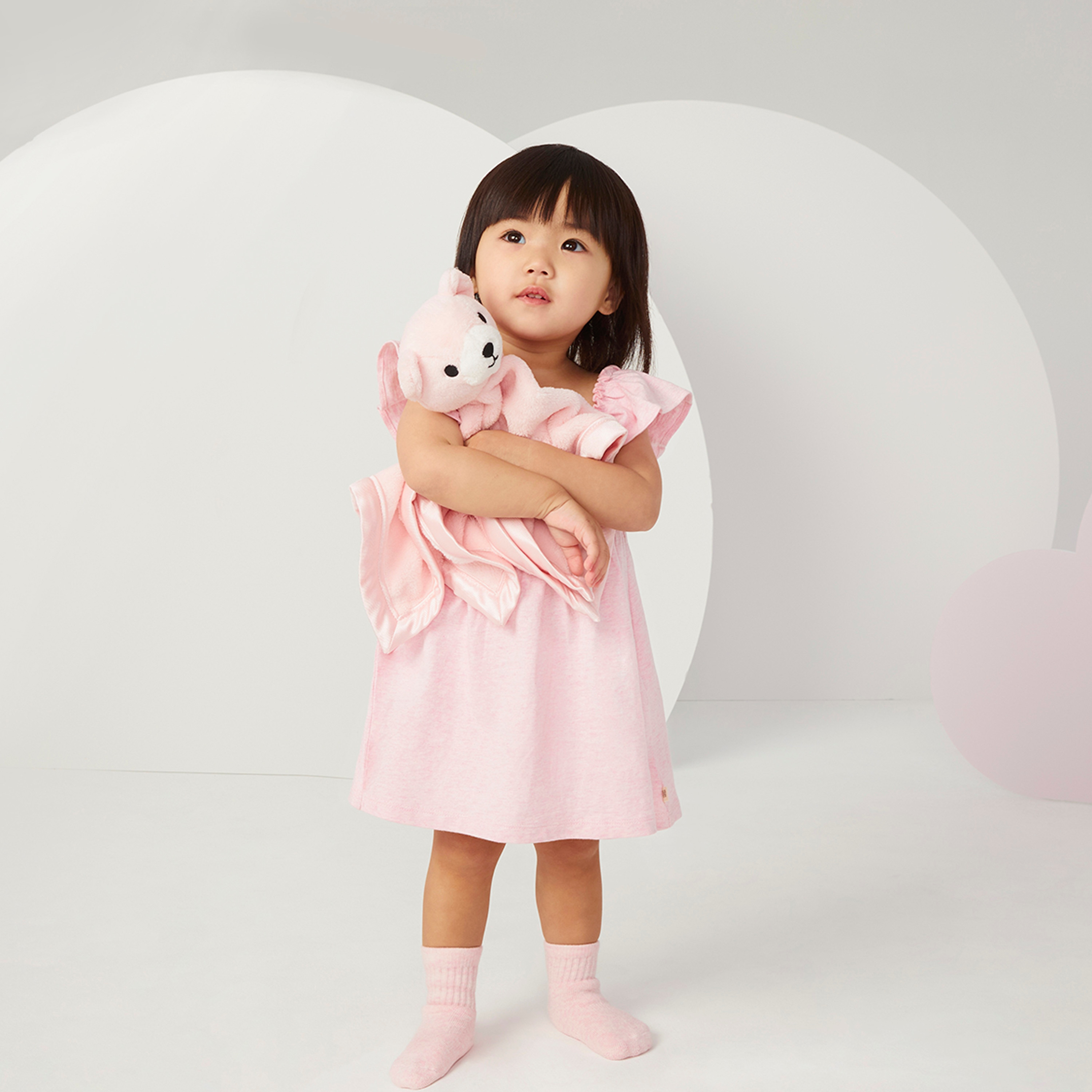 Huggies Solid Sleeveless Dress with Bloomer-baby-girls-clothing-dressesandjumpsuits-image-4