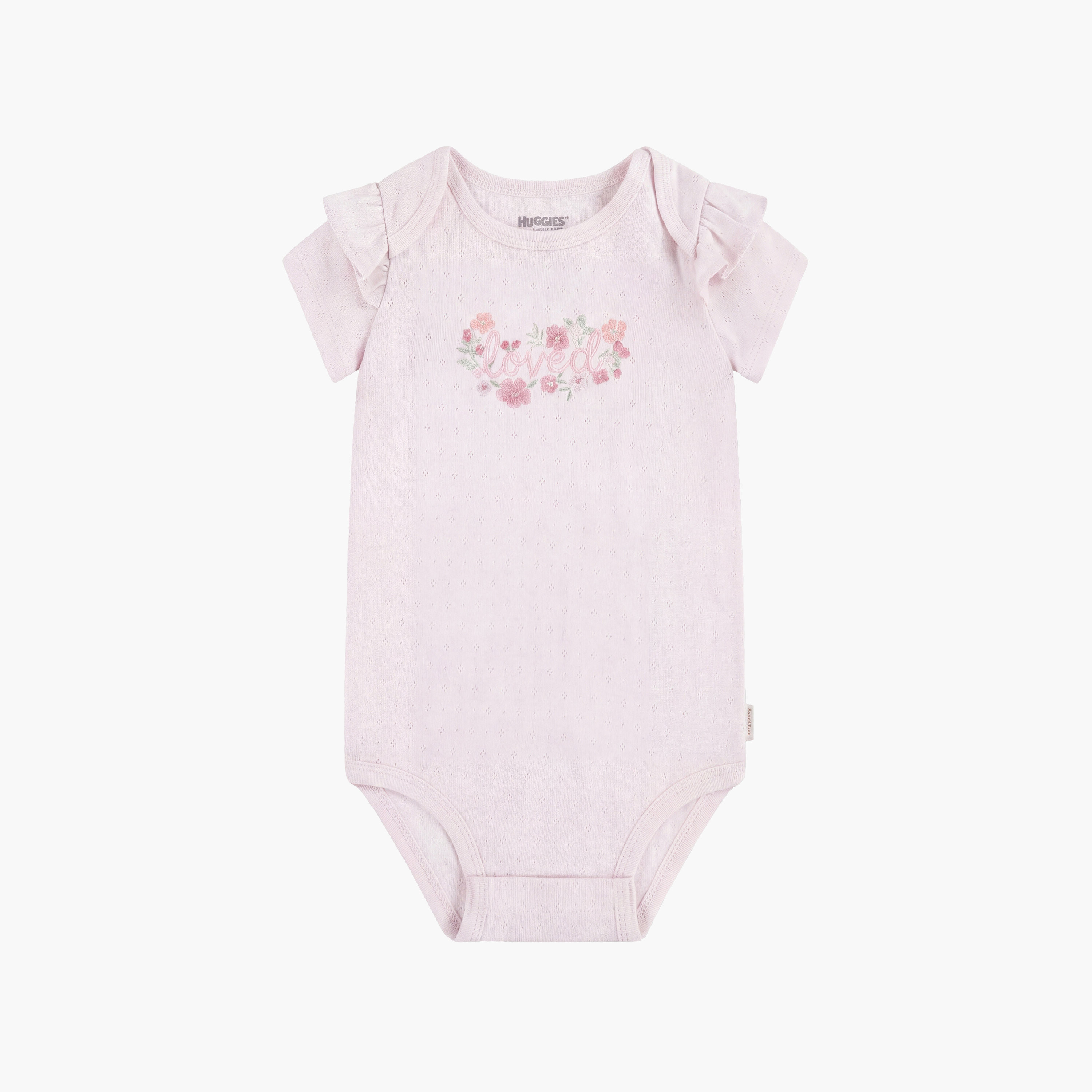 طقم بودي سوت مطرز بأكمام قصيرة مع عصابة رأس (قطعتان) من هاجيز-baby-girls-clothing-bodysuits-image-5