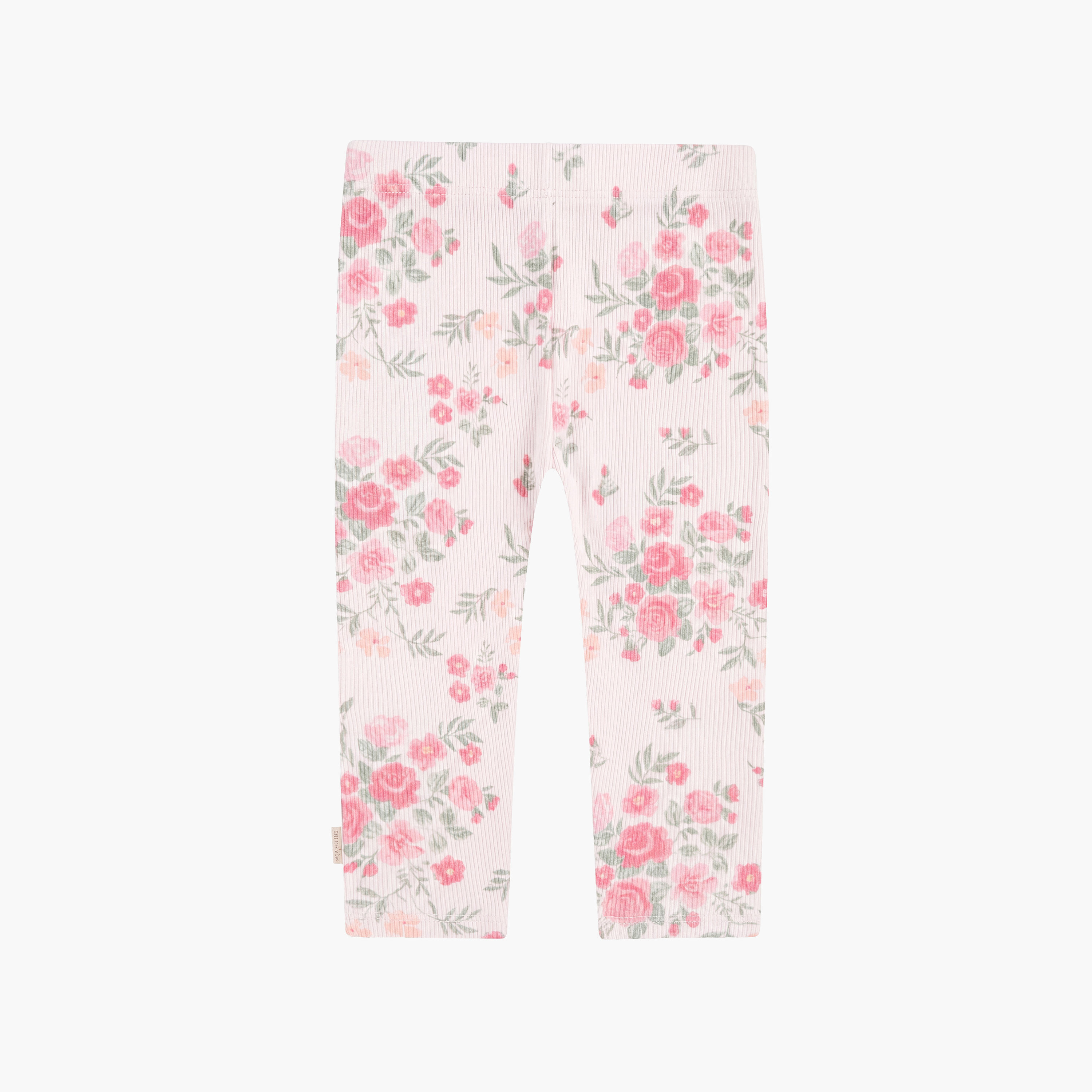 Huggies Short Sleeves Floral Top & Leggings Set with Headband-girls-clothing-setsandcoords-image-6