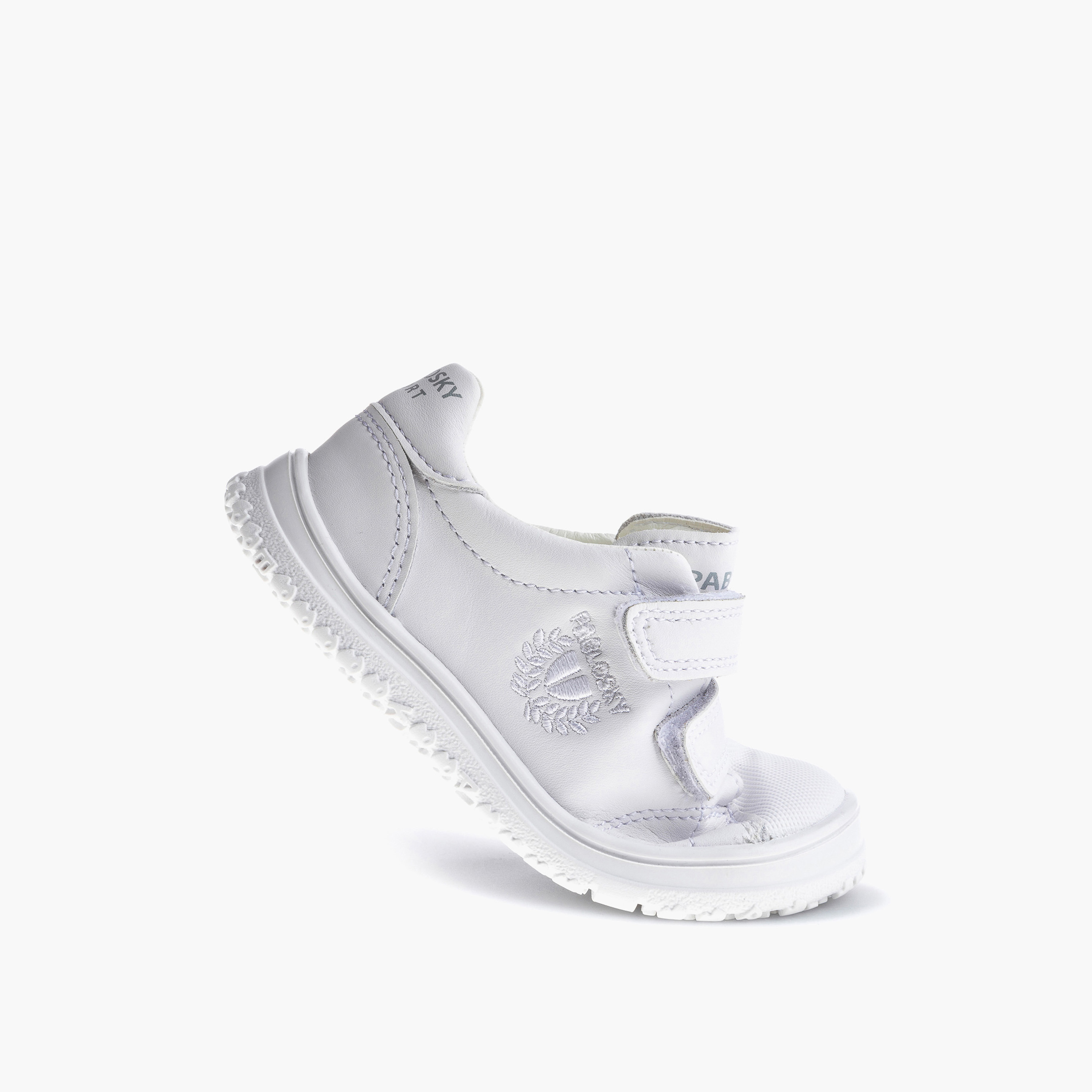 Pablosky Girls' Logo Print Sneakers with Hook and Loop Closure - 200000-baby-girls-shoes-closedshoes-image-3