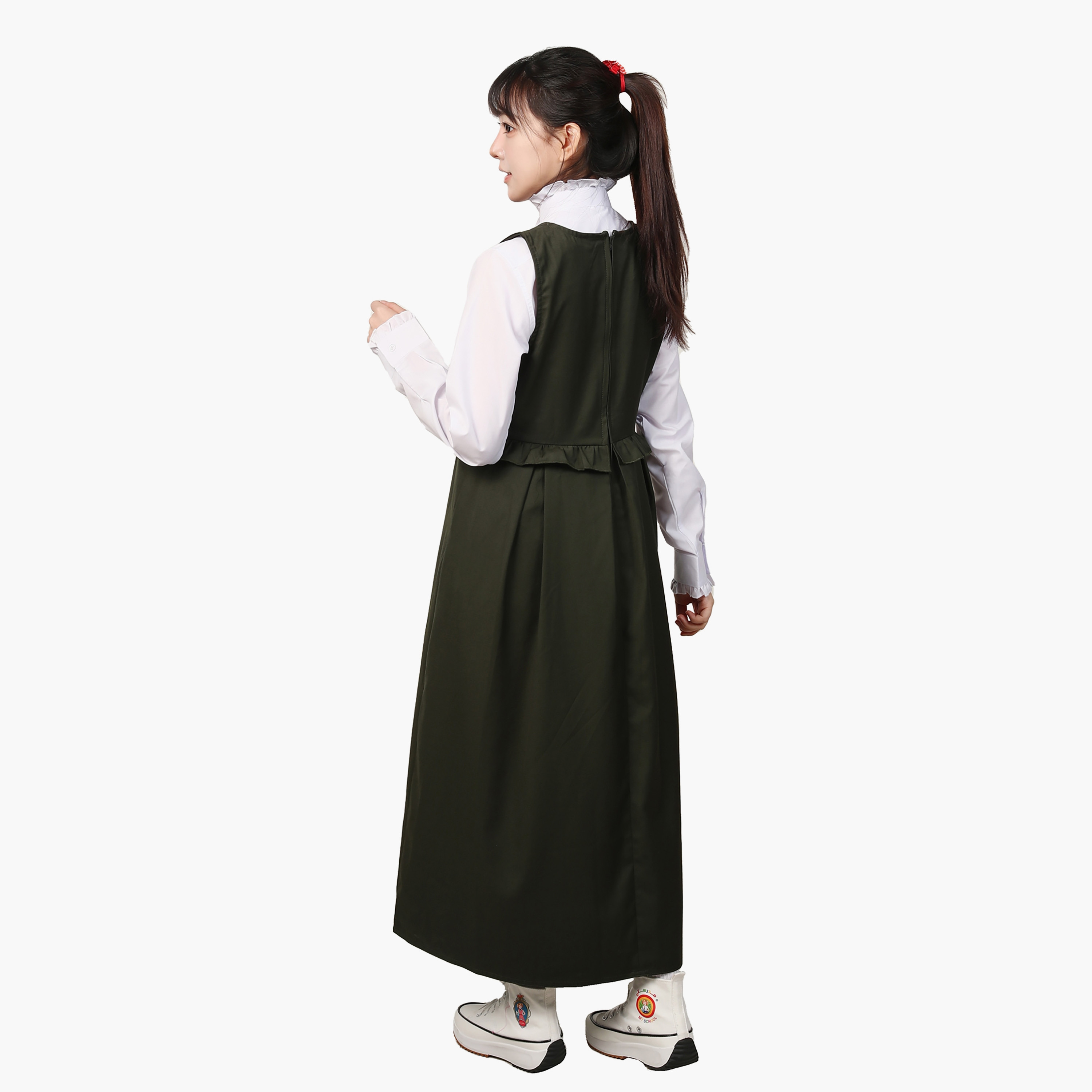 My School Medium School Sleeveless Uniform Dress-girls-clothing-schoolwear-dresses-image-2