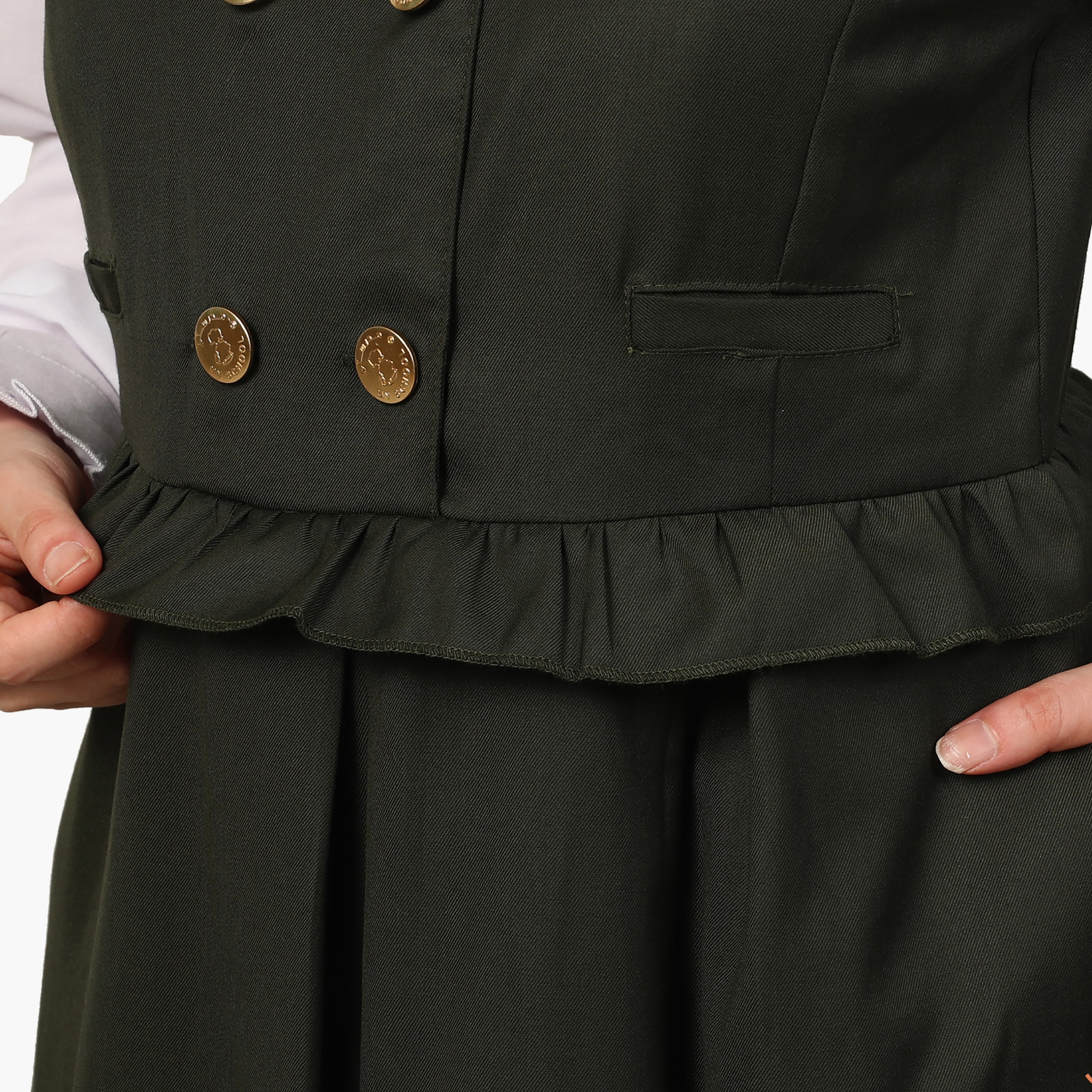 فستان مُوحد للمرحلة المتوسطة بدون أكمام من ماي سكول-girls-clothing-schoolwear-dresses-image-5