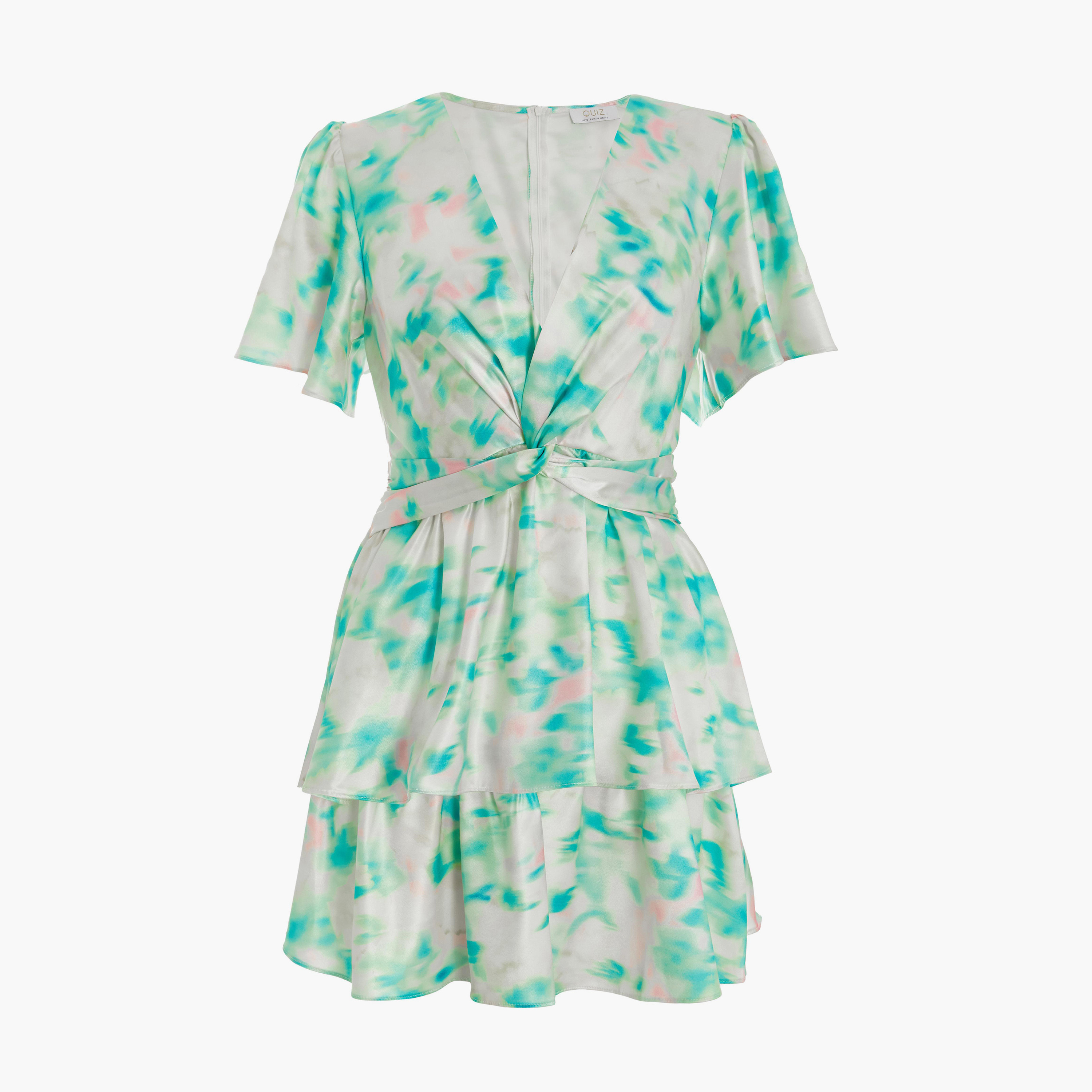 Quiz Multi Abstract Floral Satin Frill Playsuit-women-clothing-jumpsuits-image-6