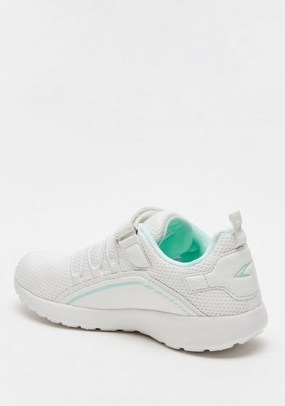 Dash Textured Walking Shoes with Hook and Loop Closure-Girl%27s Sports Shoes-image-2