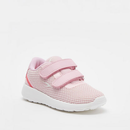Dash Textured Walking Shoes with Hook and Loop Closure