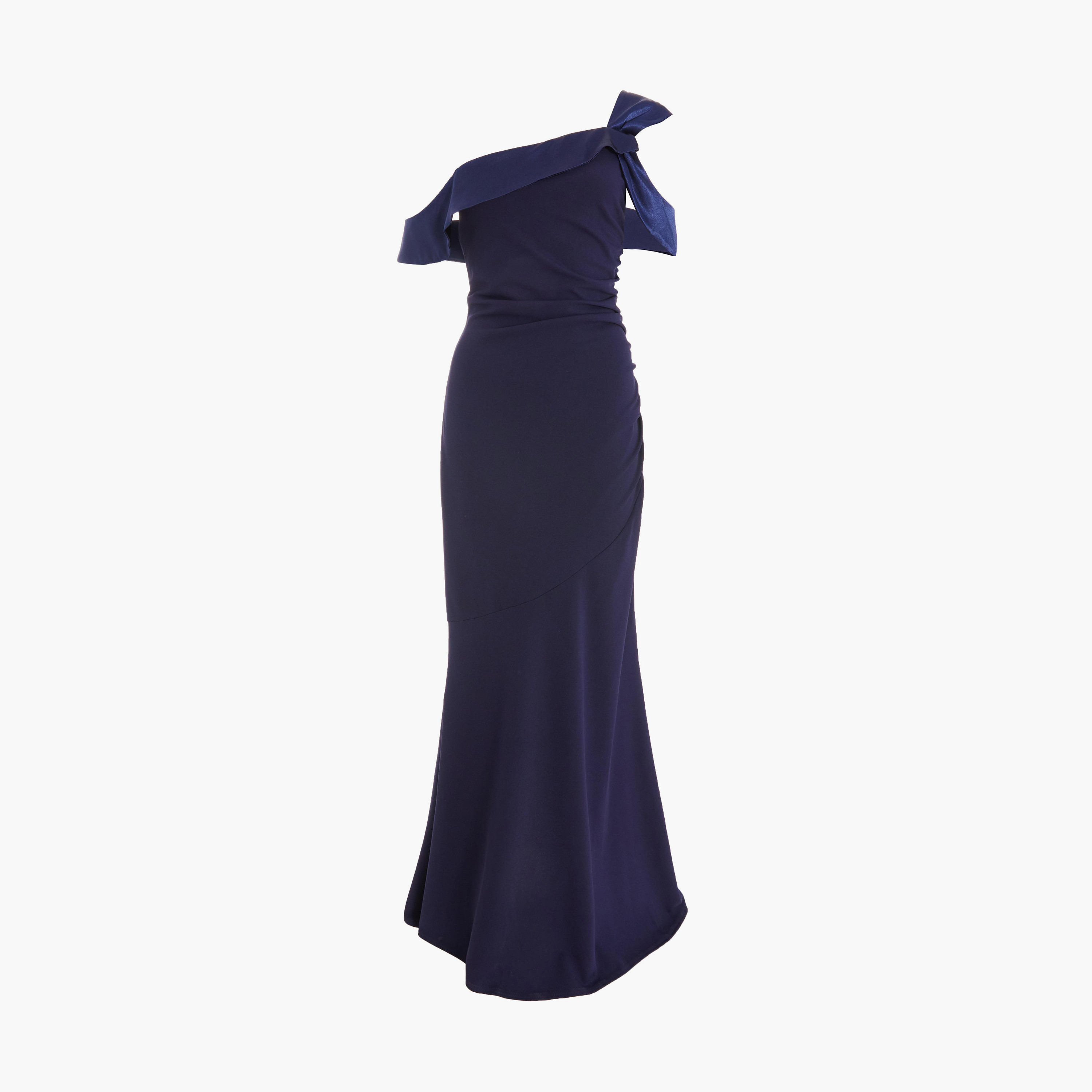 Quiz Navy Scuba Crepe Asymmetric Evening Maxi Dress-women-clothing-dresses-image-4
