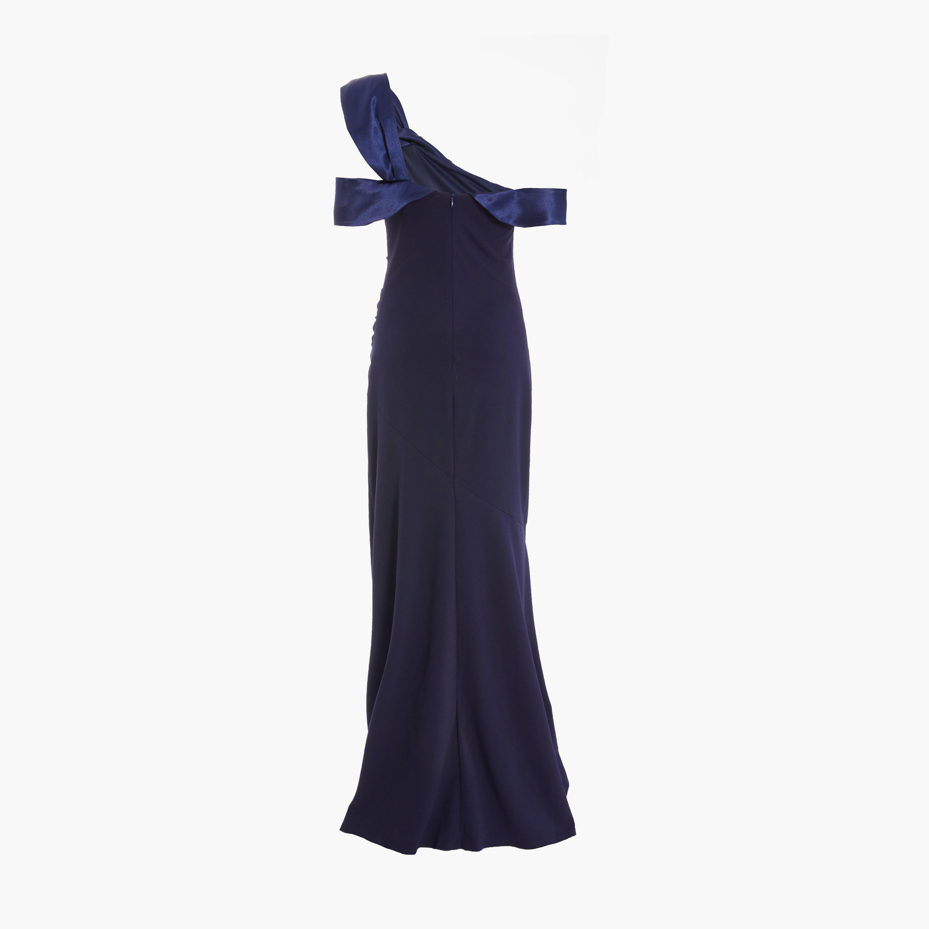 Quiz Navy Scuba Crepe Asymmetric Evening Maxi Dress-women-clothing-dresses-image-5