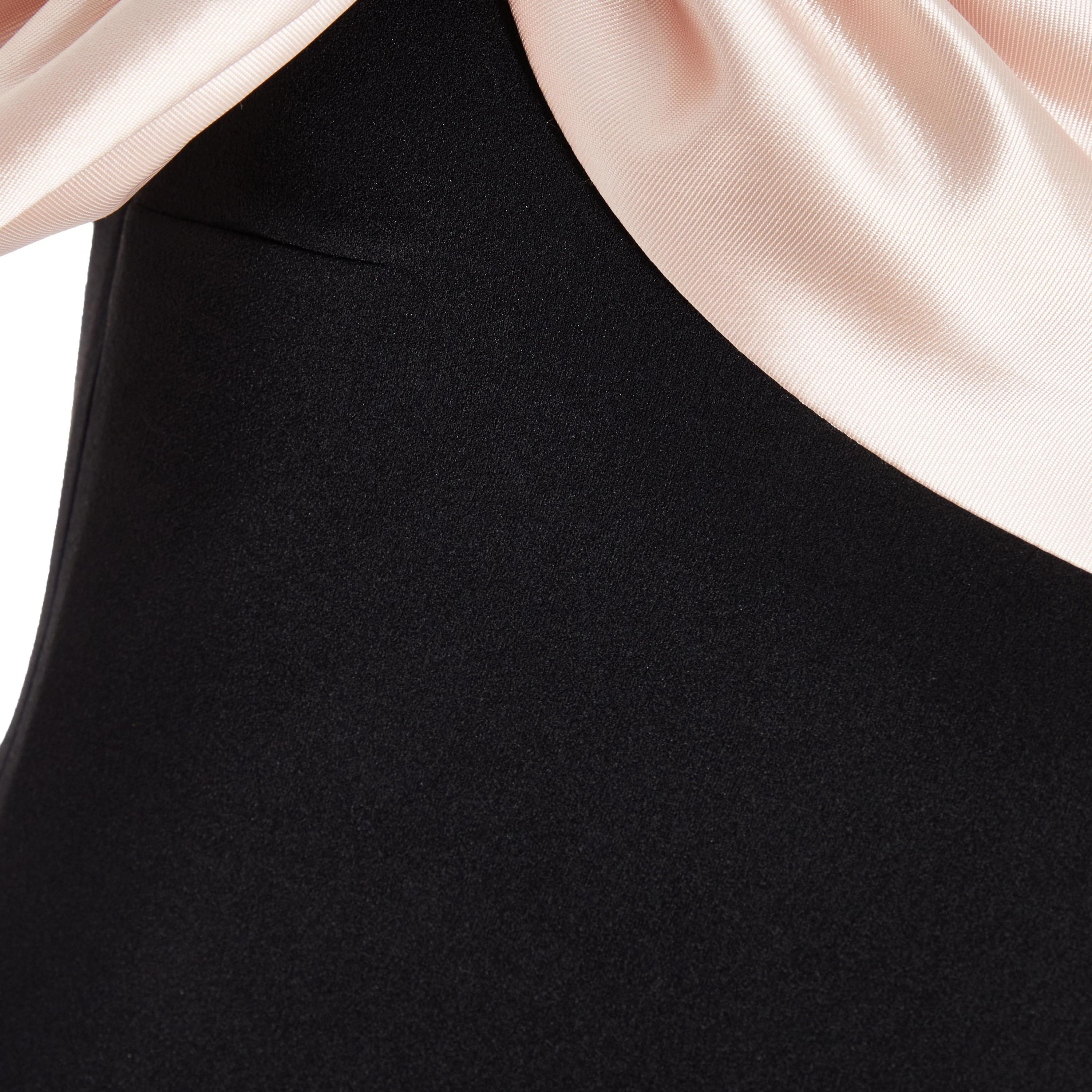 Quiz Black Satin Scuba Crepe Off Shoulder Split Leg Fishtail Evening Maxi Dress-women-clothing-dresses-image-6