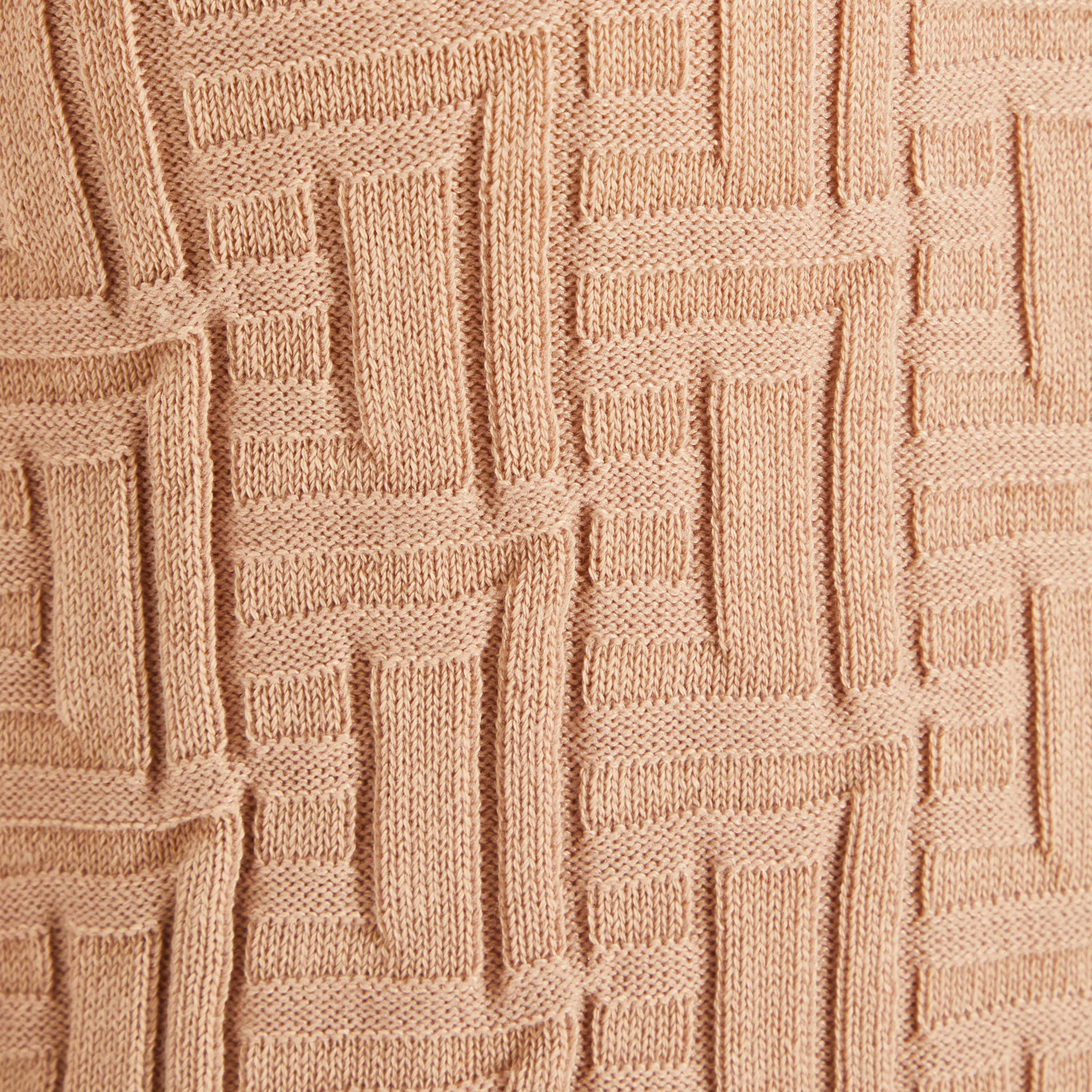 Quiz Stone Geo Jacquard Button Detail Knitted Mini-women-clothing-dresses-image-4