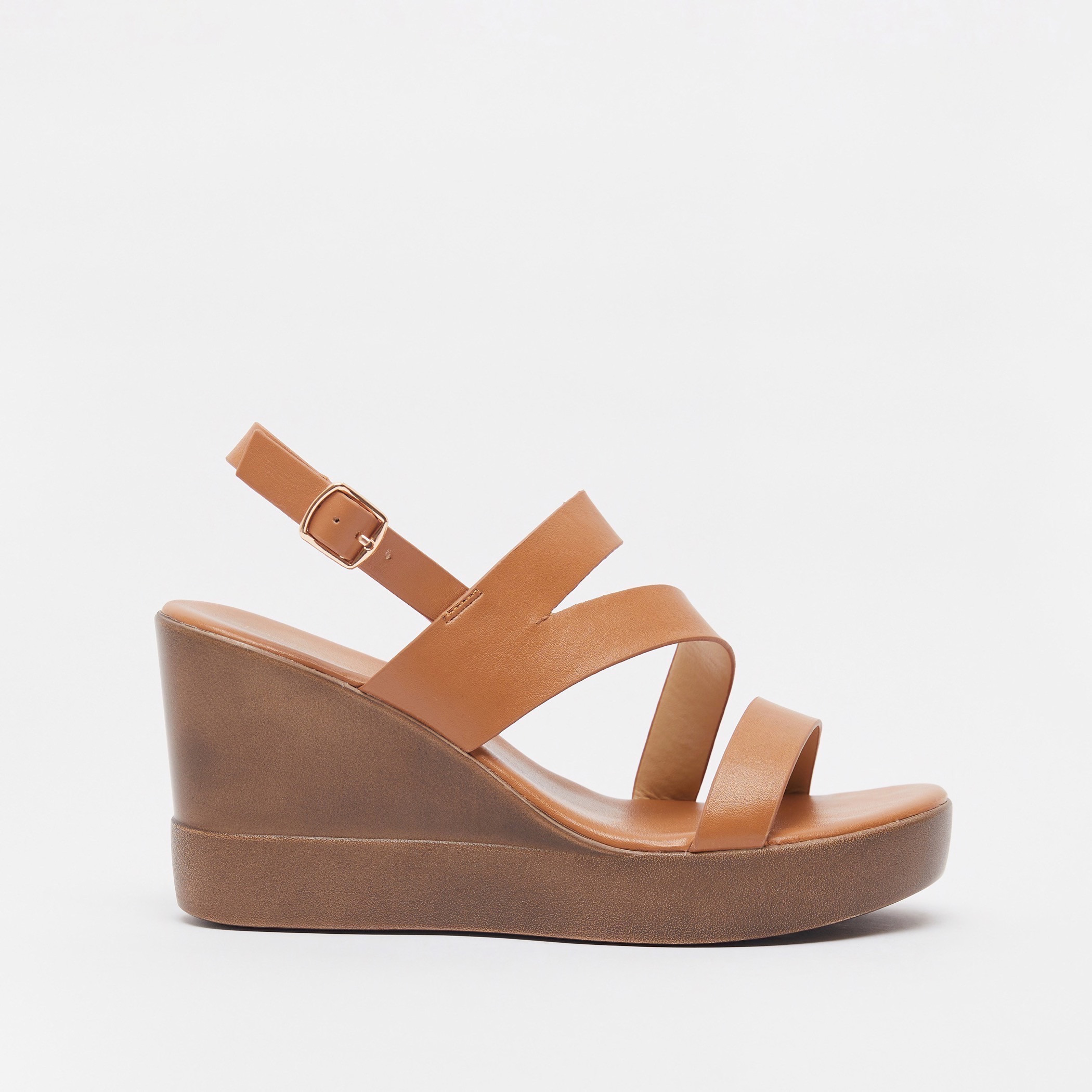 Strappy hot sale wedge sandals