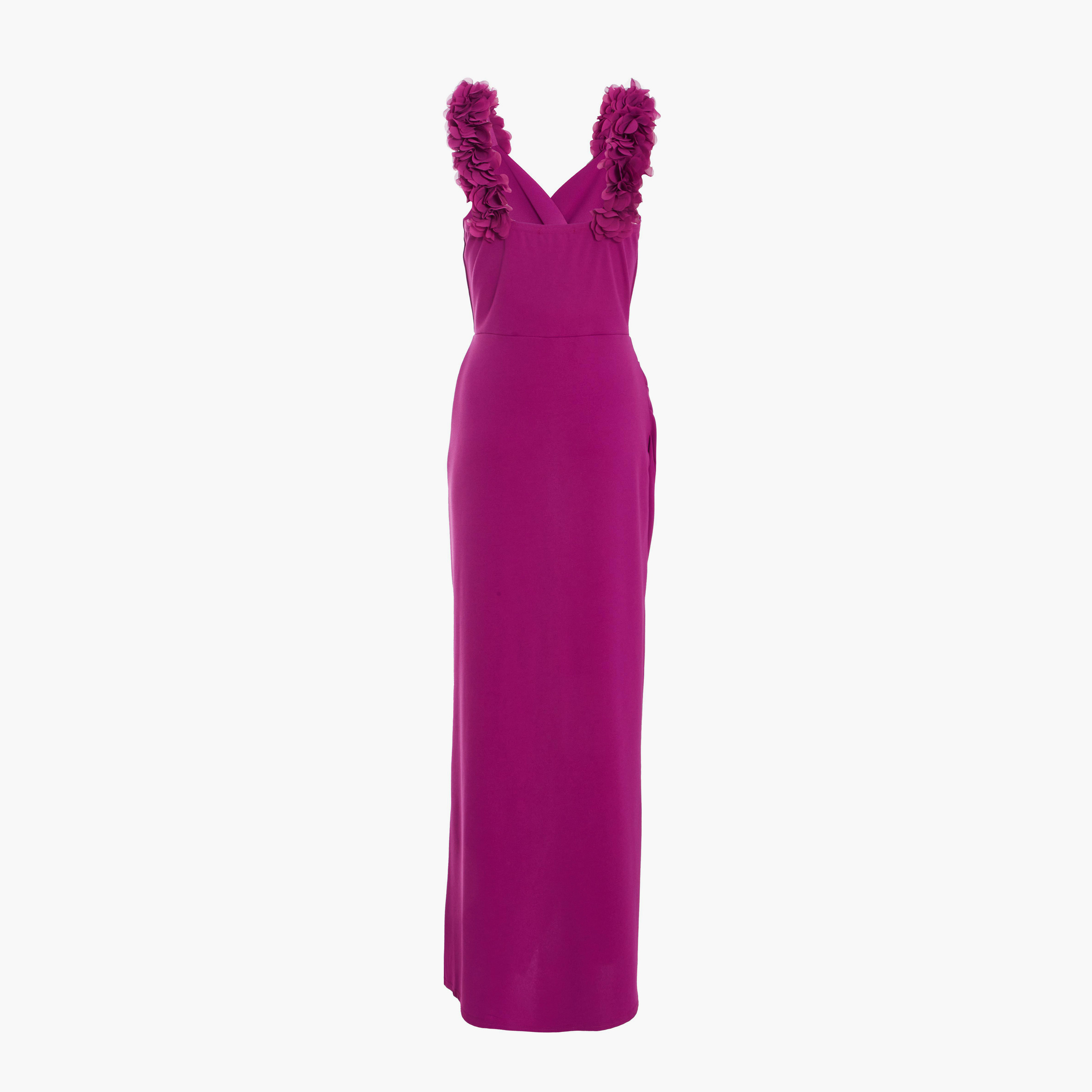 كويز- فستان سهرة ماكسي توتي سكوبا كريب حزام مزخرف-women-clothing-dresses-image-6