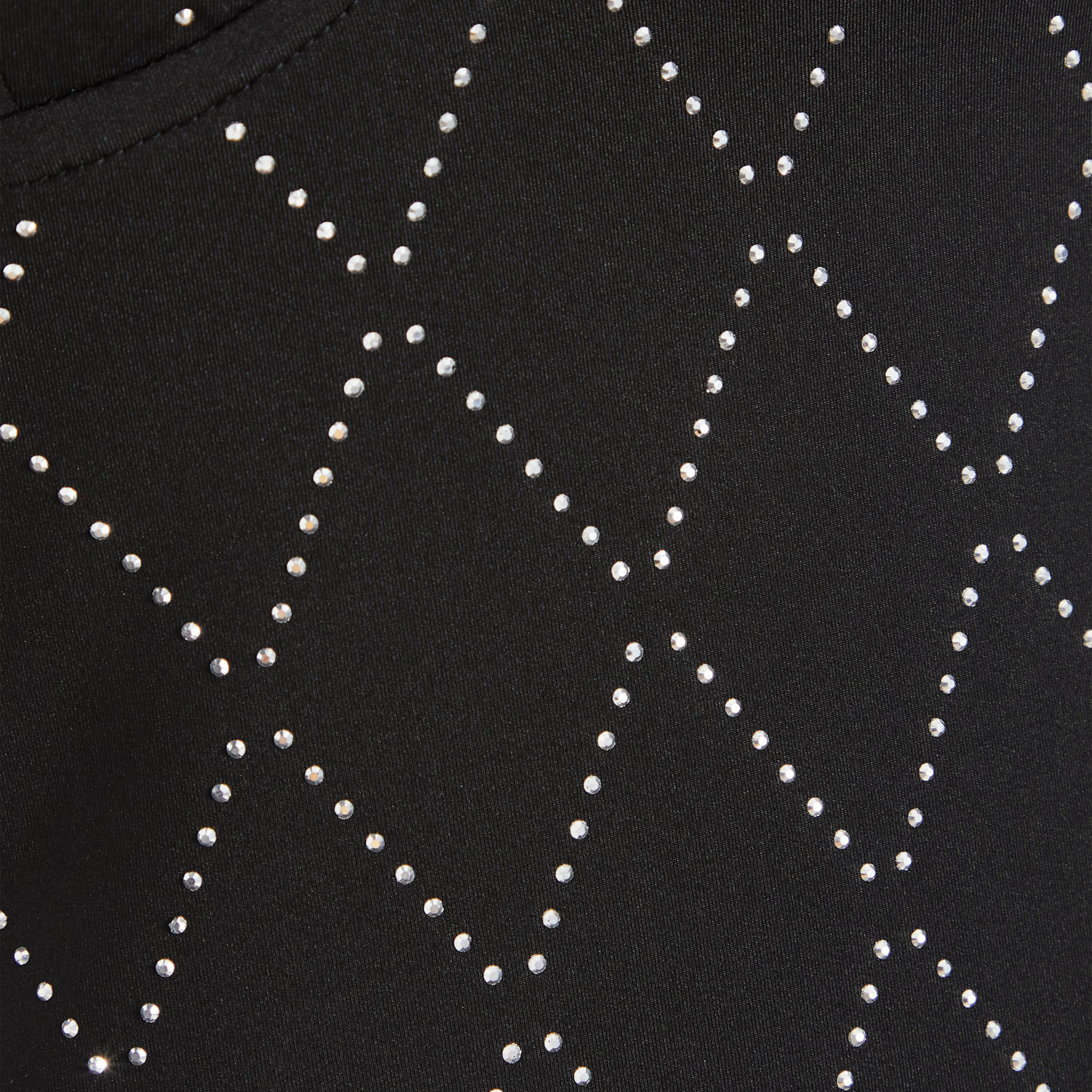Quiz Black Rhinestone Strap Cup Midi Evening Dress-women-clothing-dresses-image-4