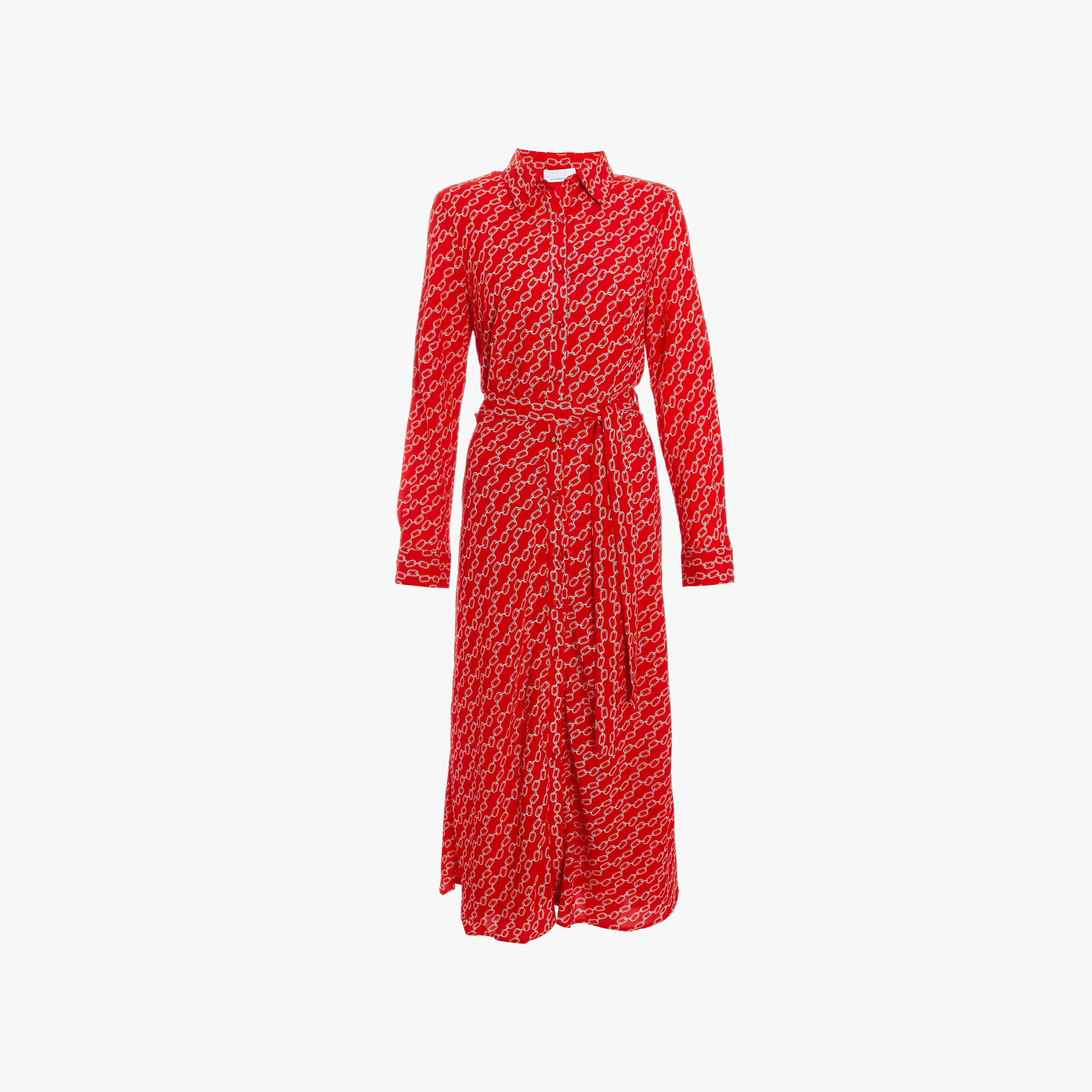 كويز- فستان ميدي باردو أسود مع كشكشة-women-clothing-dresses-image-5