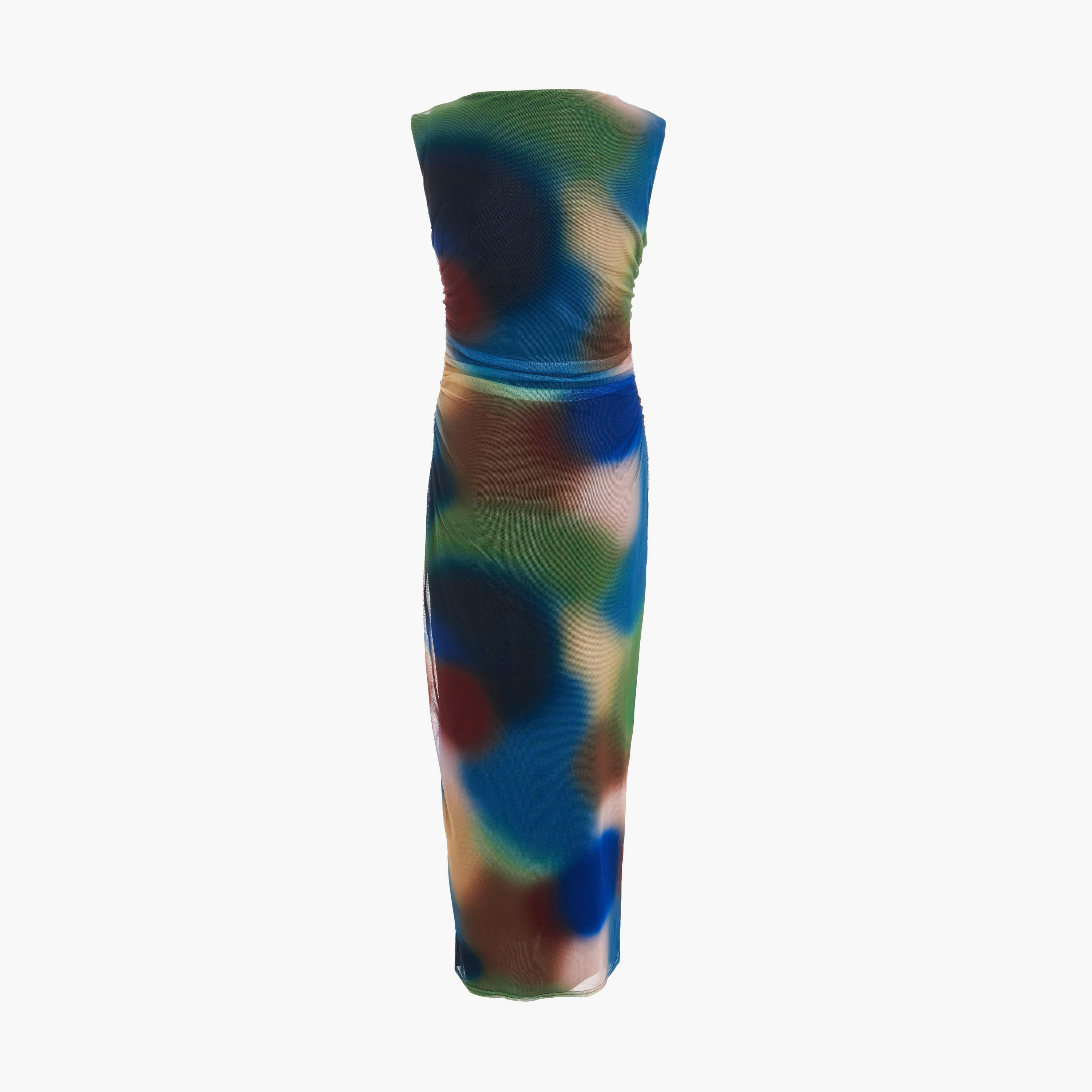 Quiz Multi Mesh Airbrush Round Neck Sleeveless Midaxi Dress-women-clothing-dresses-image-6