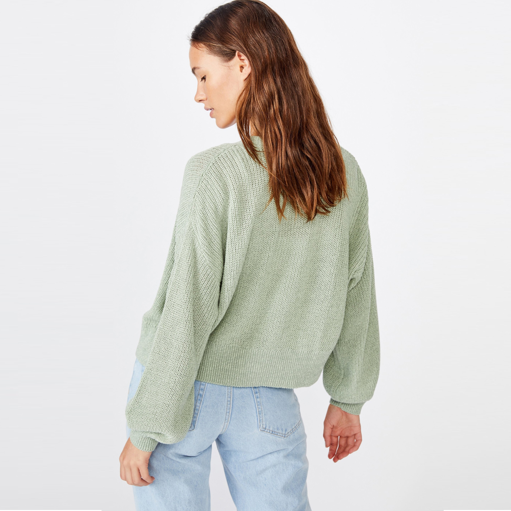 كارديجان بارز الملمس بأكمام طويلة من كوتون أون-women-winterwear-cardigansandjumpers-cardigans-image-2