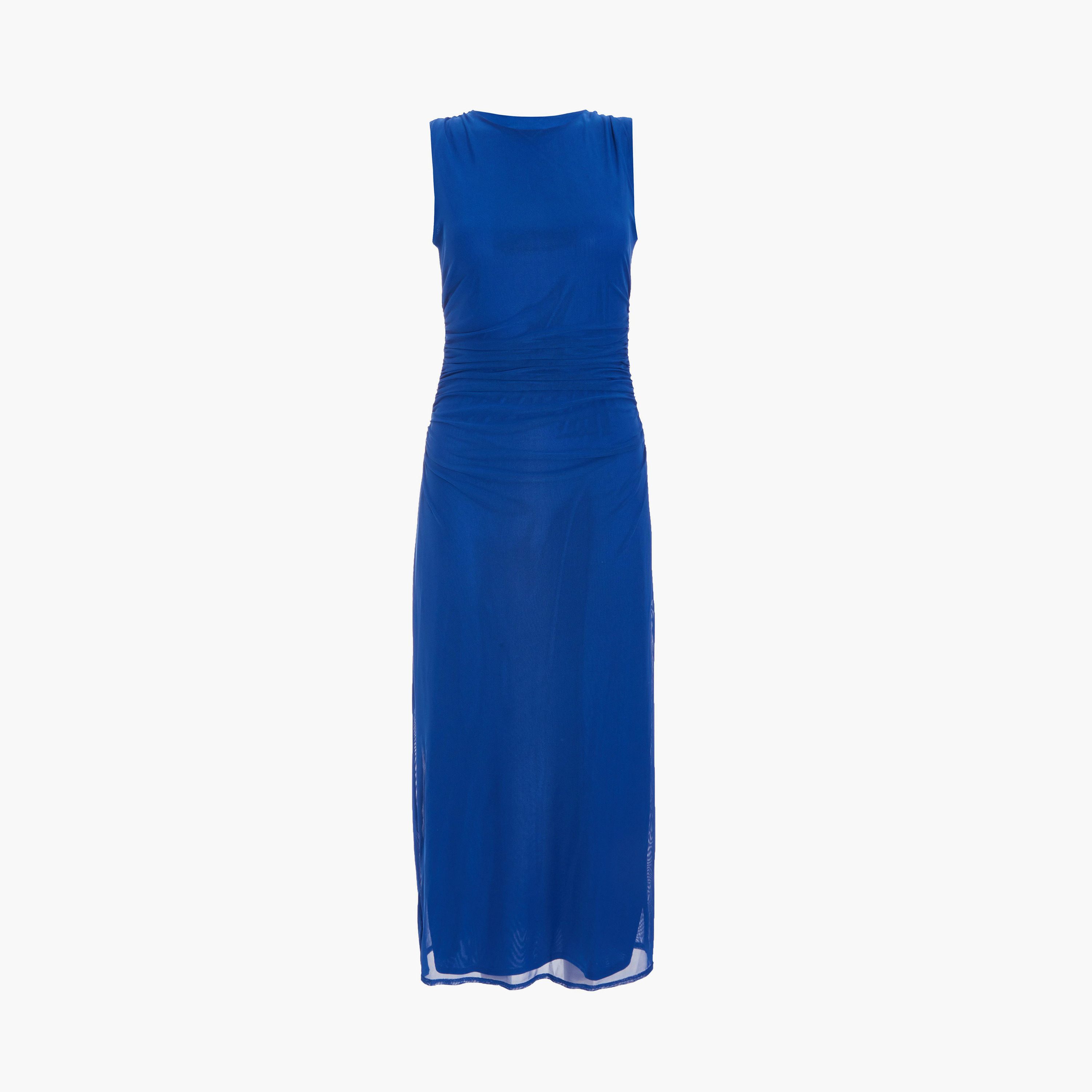 كويز- فستان ميداكسي أزرق بجزء أمامي مكشوف من المنتصف-women-clothing-dresses-image-5