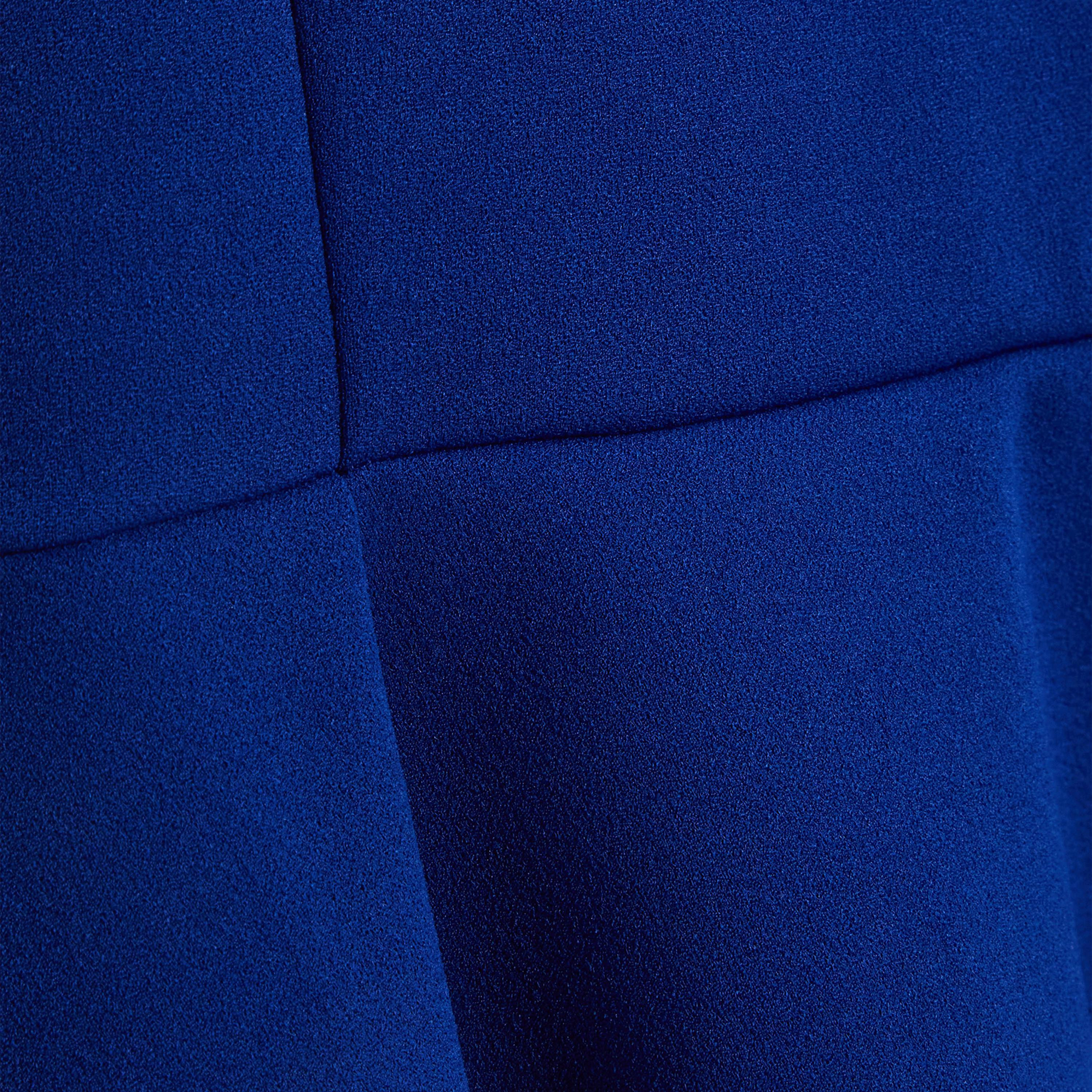 Quiz Bardot Midi Dress with Frilled Hem in Royal Blue-women-clothing-dresses-image-4