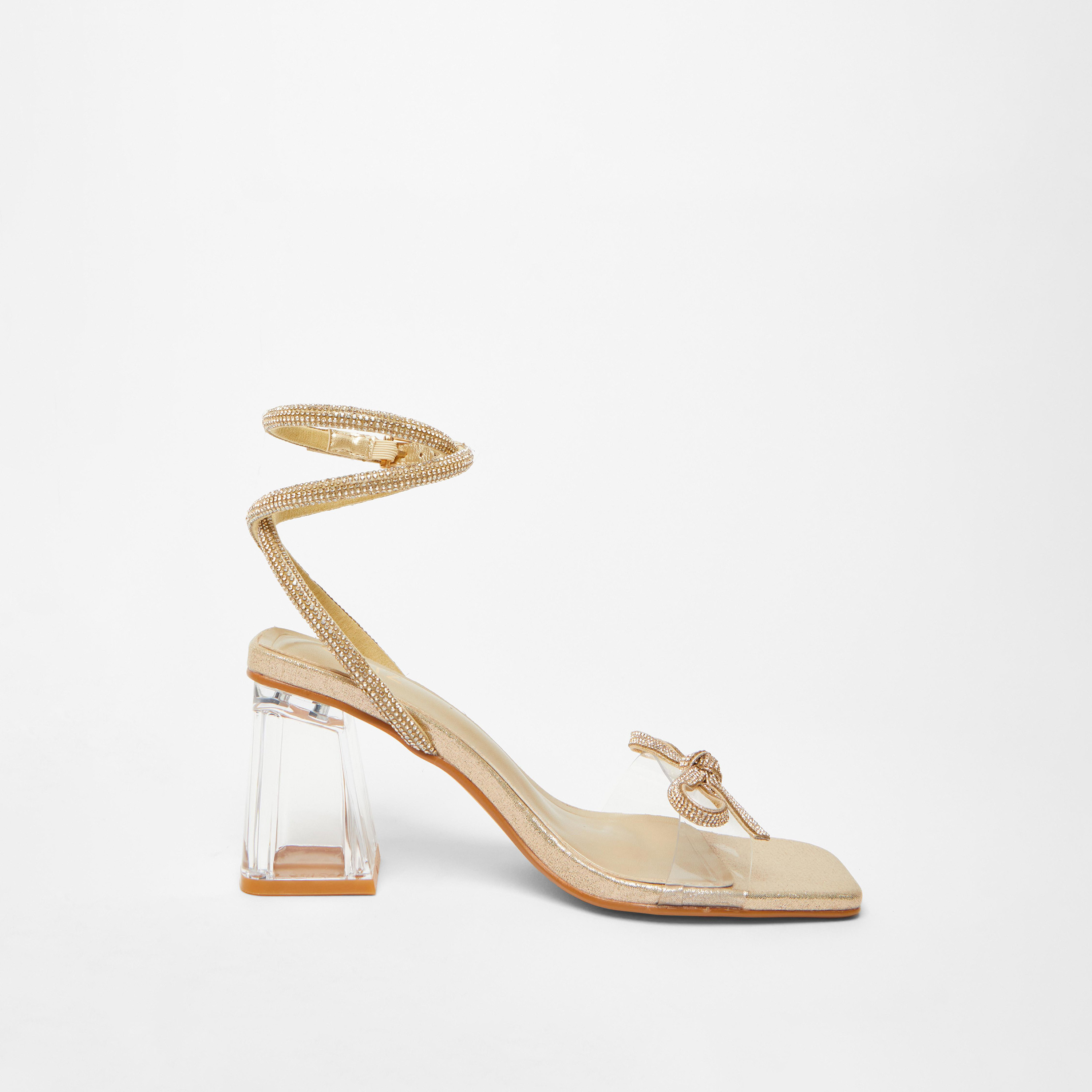 كويز- صندل نسائي حزام بإبزيم | 200798650-women-shoes-heels-image-4