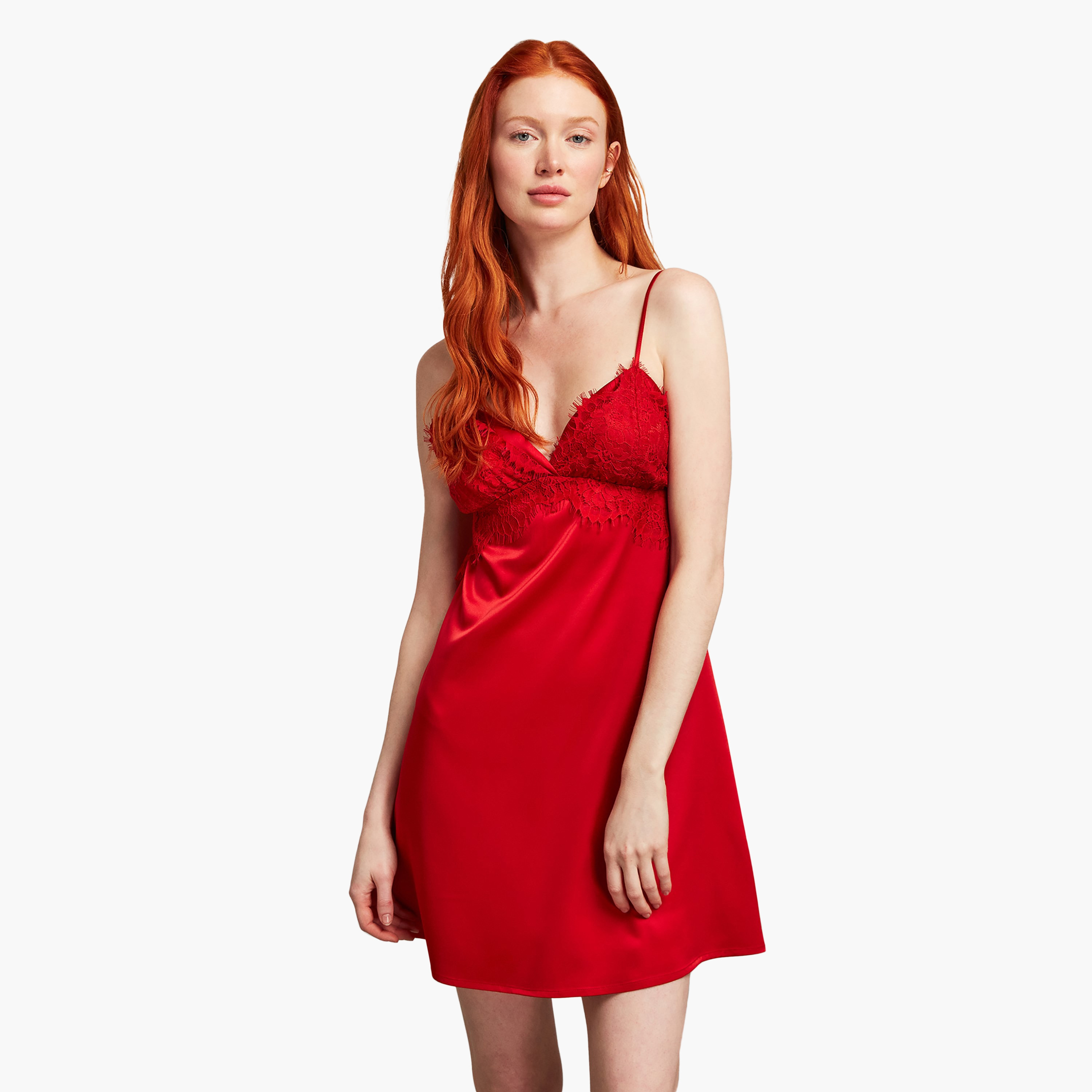 Penye Mood Robe Set with Lace Detail Shoulder Strap Robe and Women's Chemise-women-clothing-nightwear-pyjamas-longsets-image-2