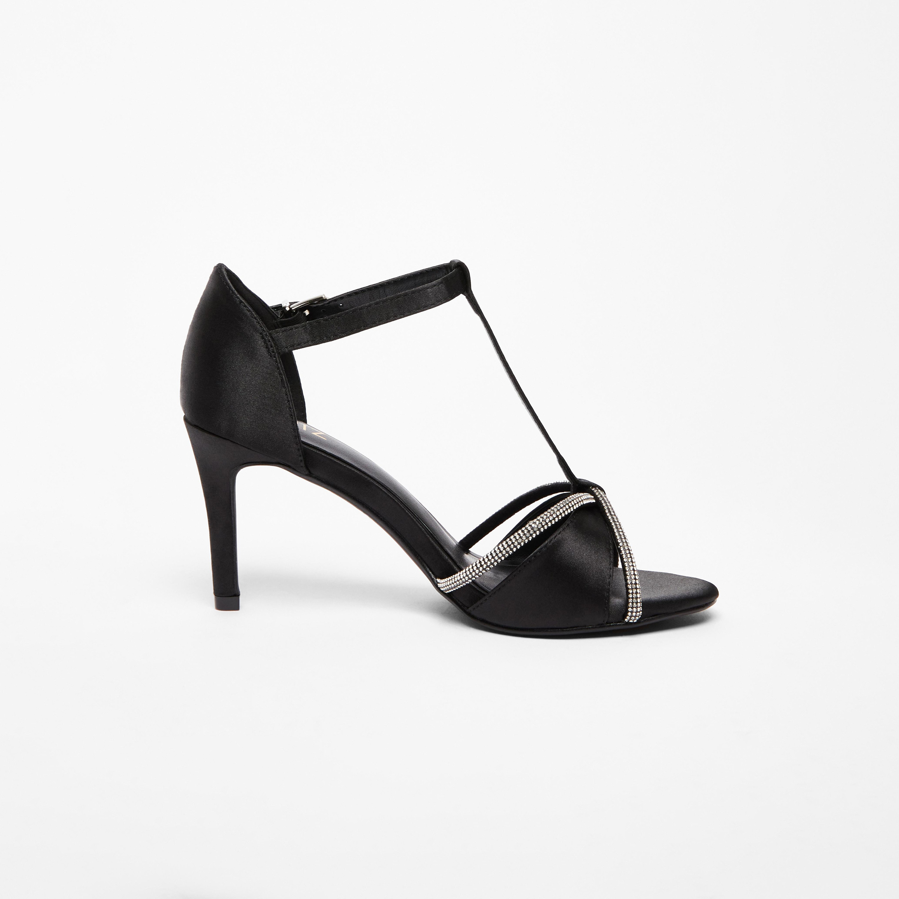 Quiz Women's Ankle Strap Buckle Stiletto Heels Sandal | 200801000-women-shoes-heels-image-4