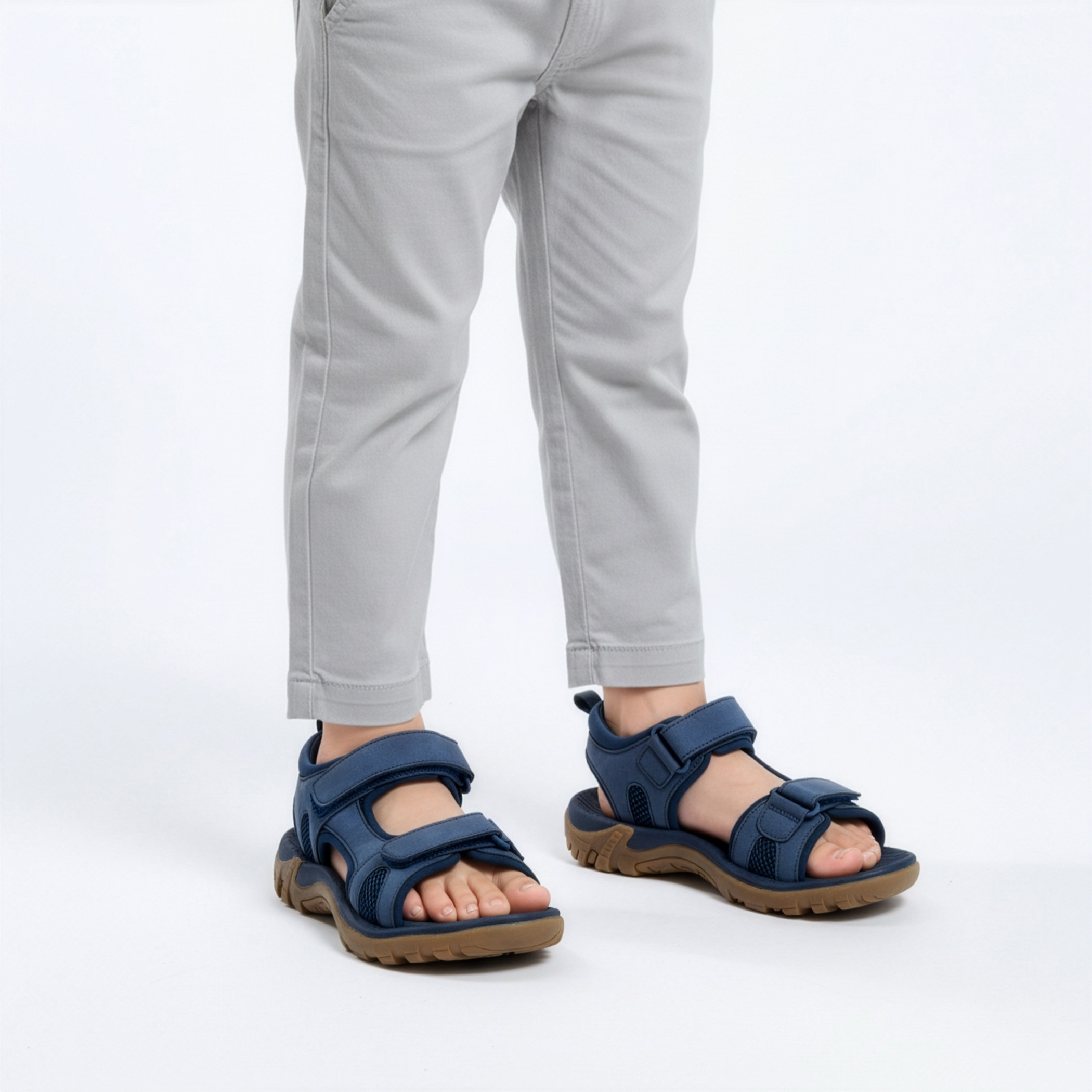 Mister Duchini Boys Hook & Loop Floaters-boys-shoes-sandals-image-2