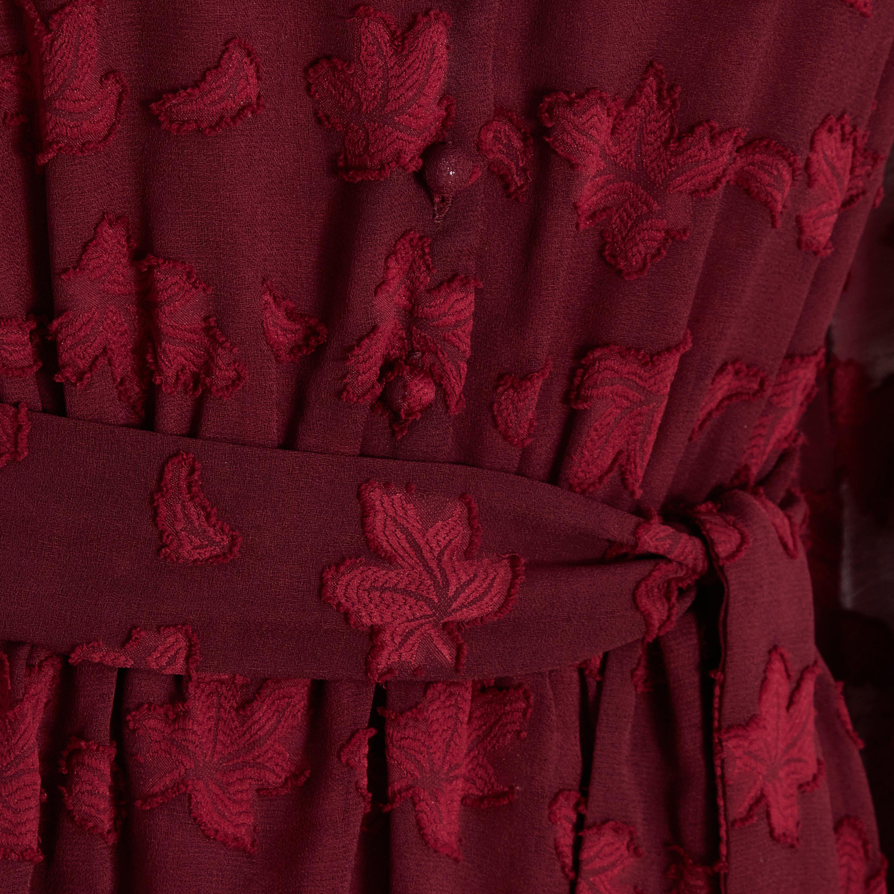 Quiz Berry Jacquard Tiered Midi Dress-women-clothing-dresses-image-4