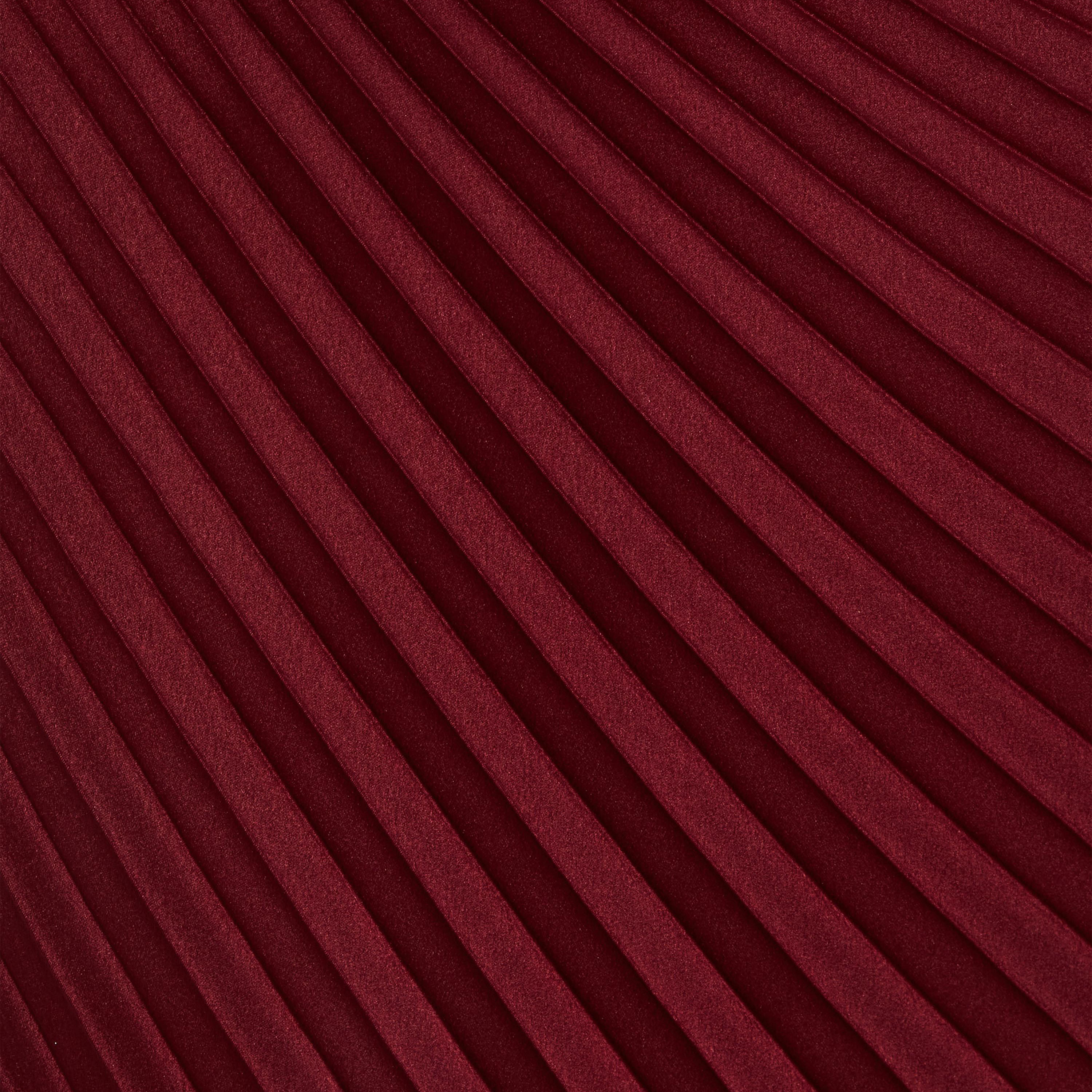 Quiz Berry Satin Pleated One Shoulder Evening Wear Maxi Dress-women-clothing-dresses-image-4