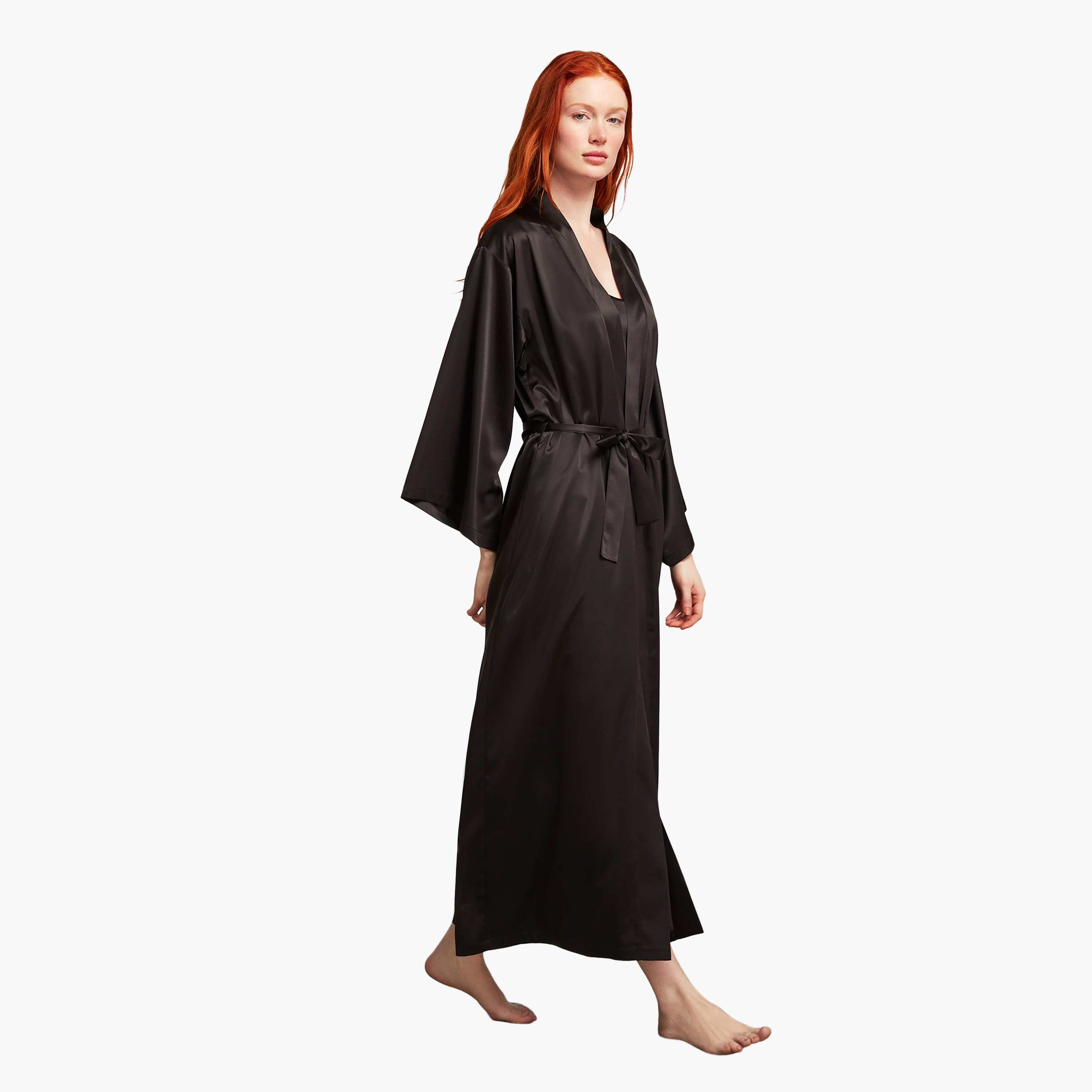 طقم رداء مع رداء بحزام كتف سادة وقميص نسائي من بيني موود-women-clothing-nightwear-pyjamas-longsets-image-7