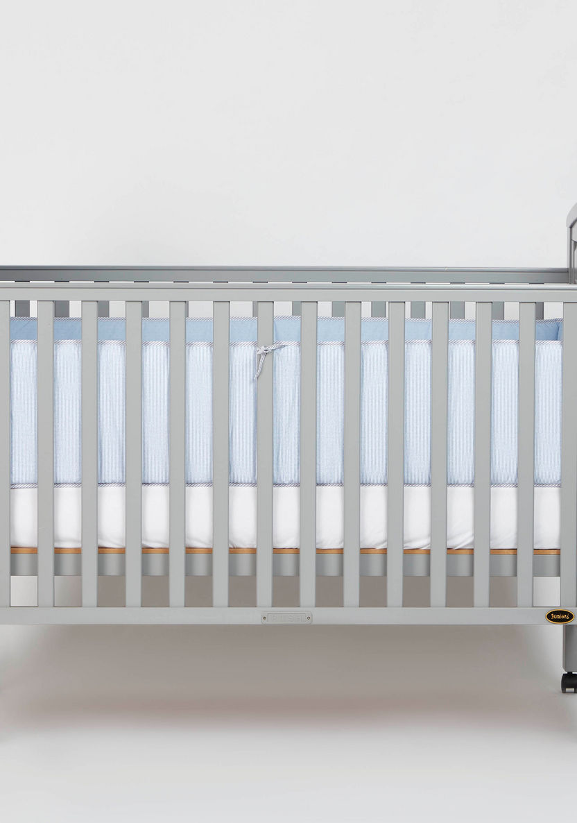 Cambrass Solid 2-Piece Cot Bumper Set-Baby Bedding-image-3