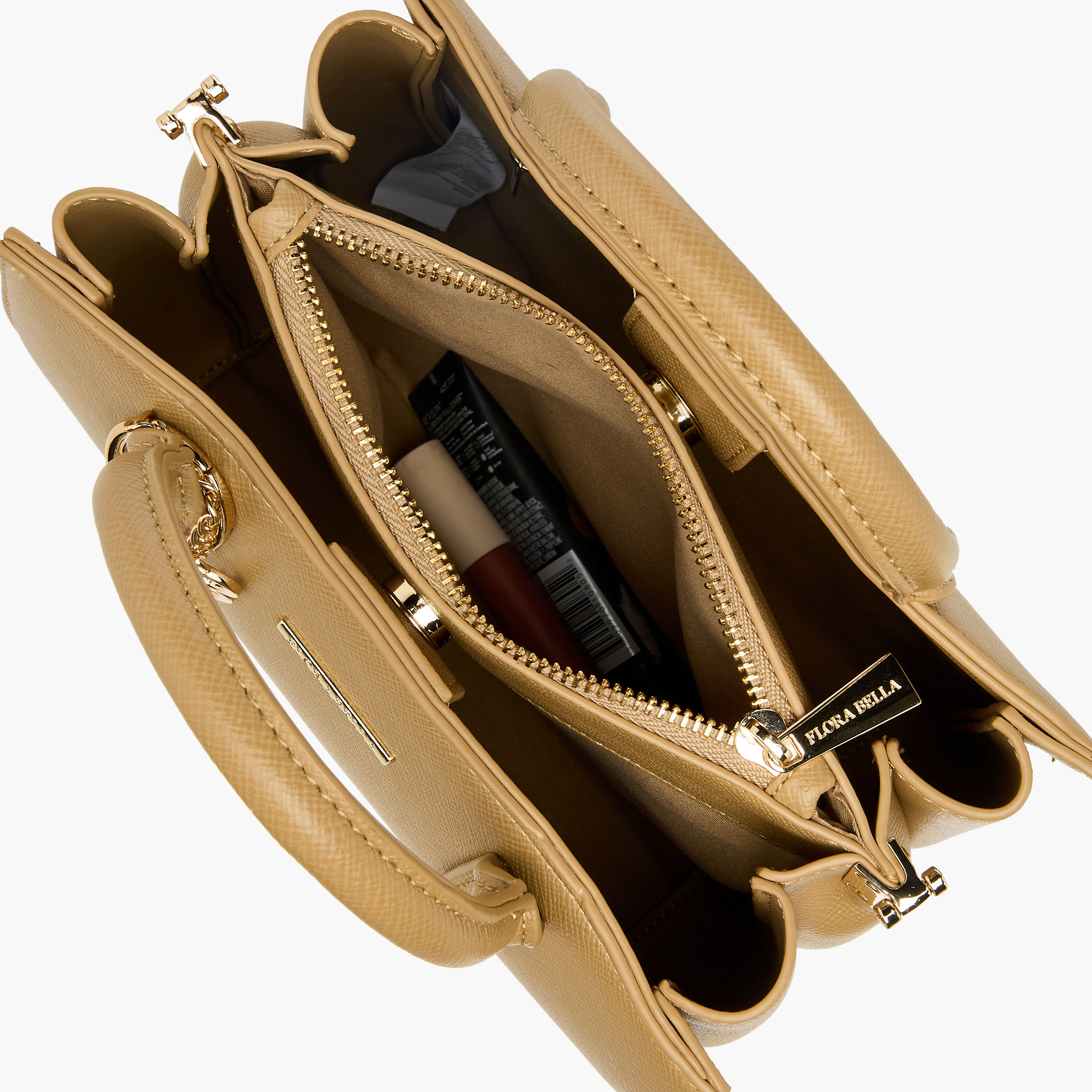 Flora Bella Solid Tote Bag with Double Handle-women-bagsandwallets-handbags-image-7
