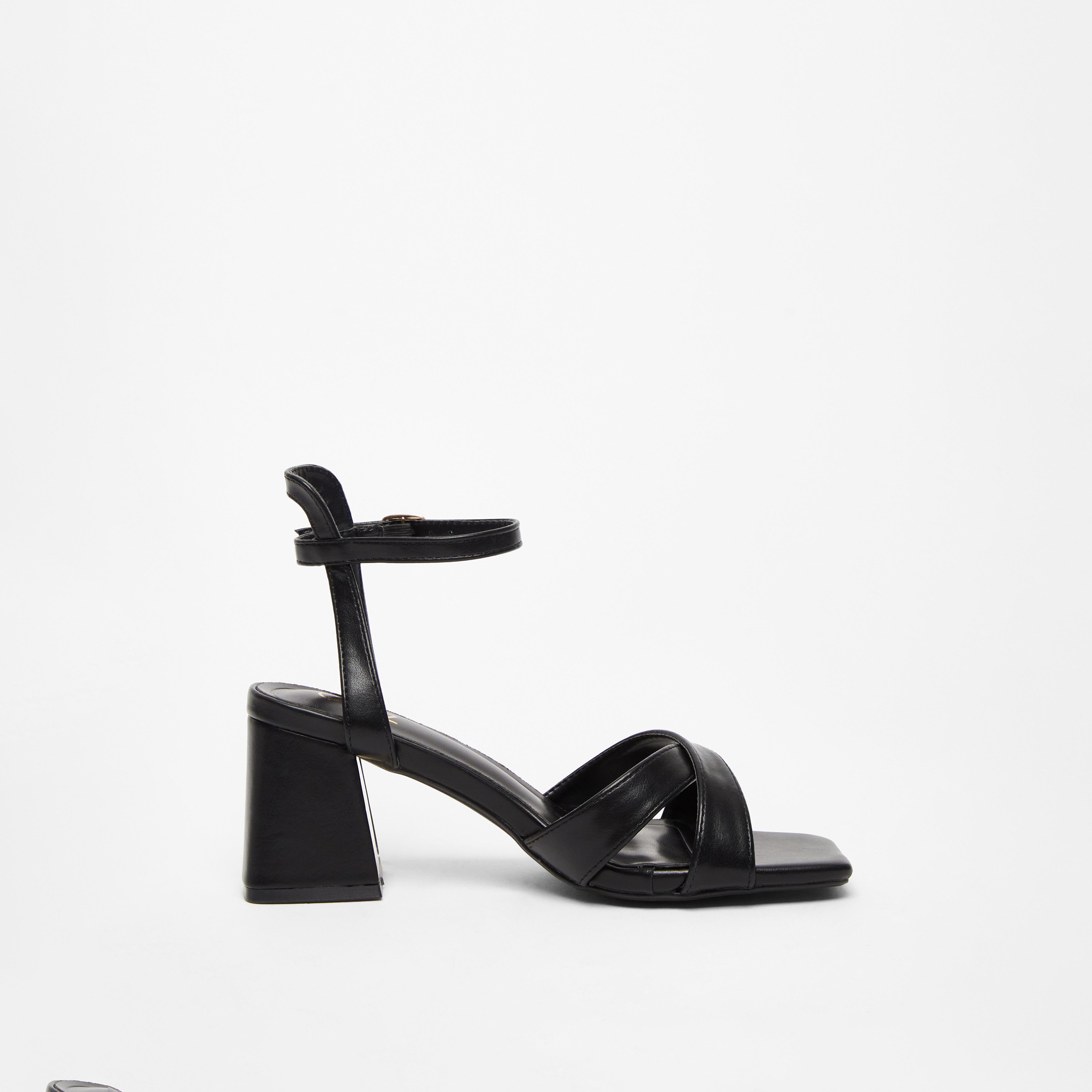 كويز- صندل نسائي حزام بإبزيم | 201044000-women-shoes-heels-image-4