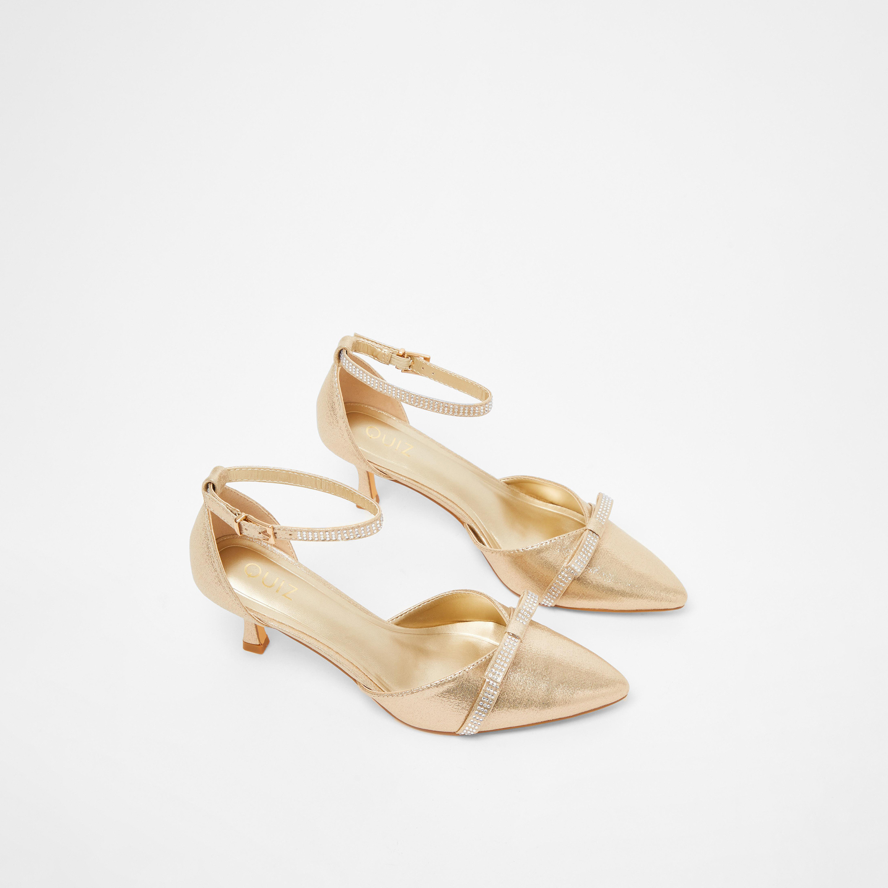 كويز- صندل نسائي بكعب صغير وحزام بإبزيم | 201052650-women-shoes-heels-image-2