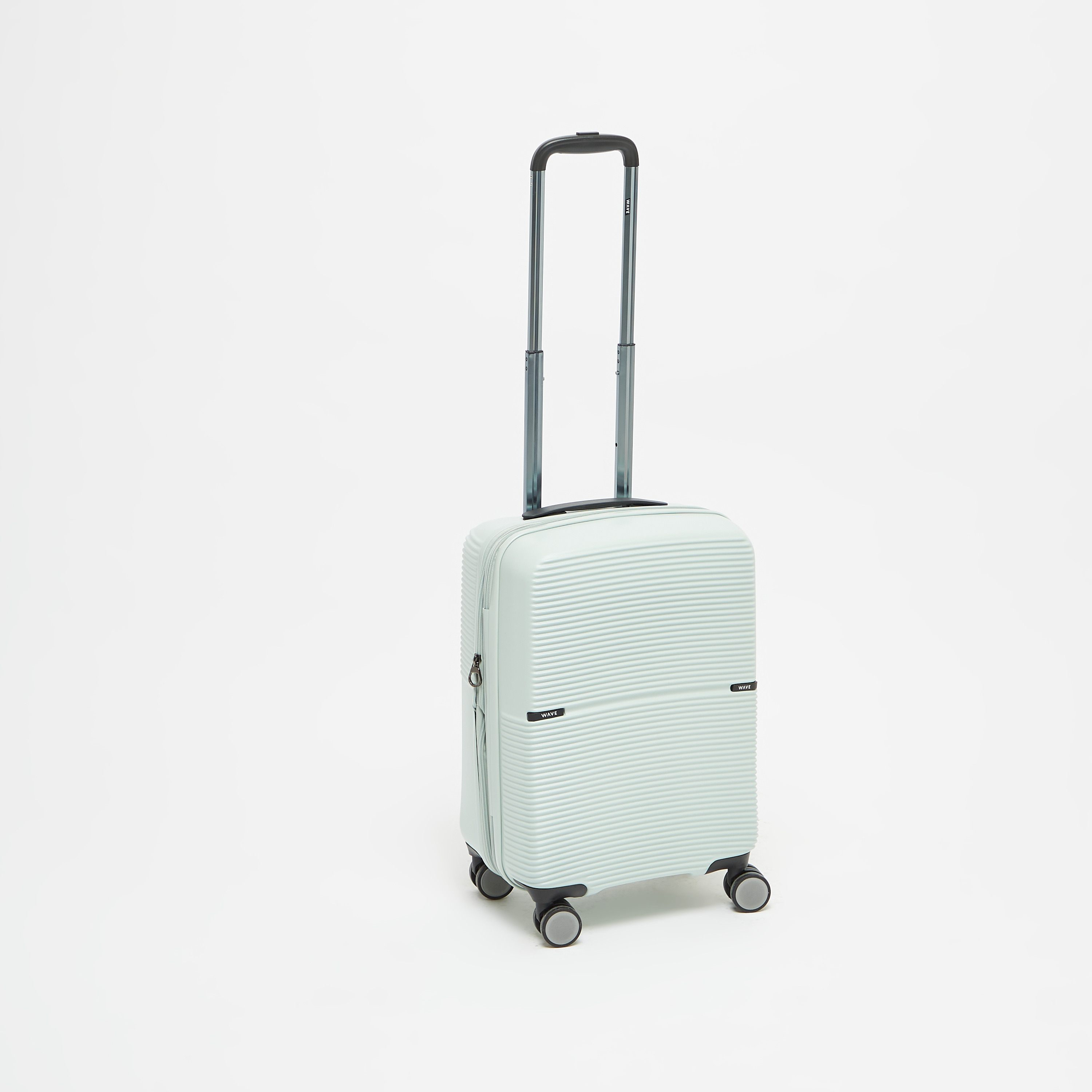 Duchini Textured Hardcase Luggage Trolley Bag with Retractable Handle