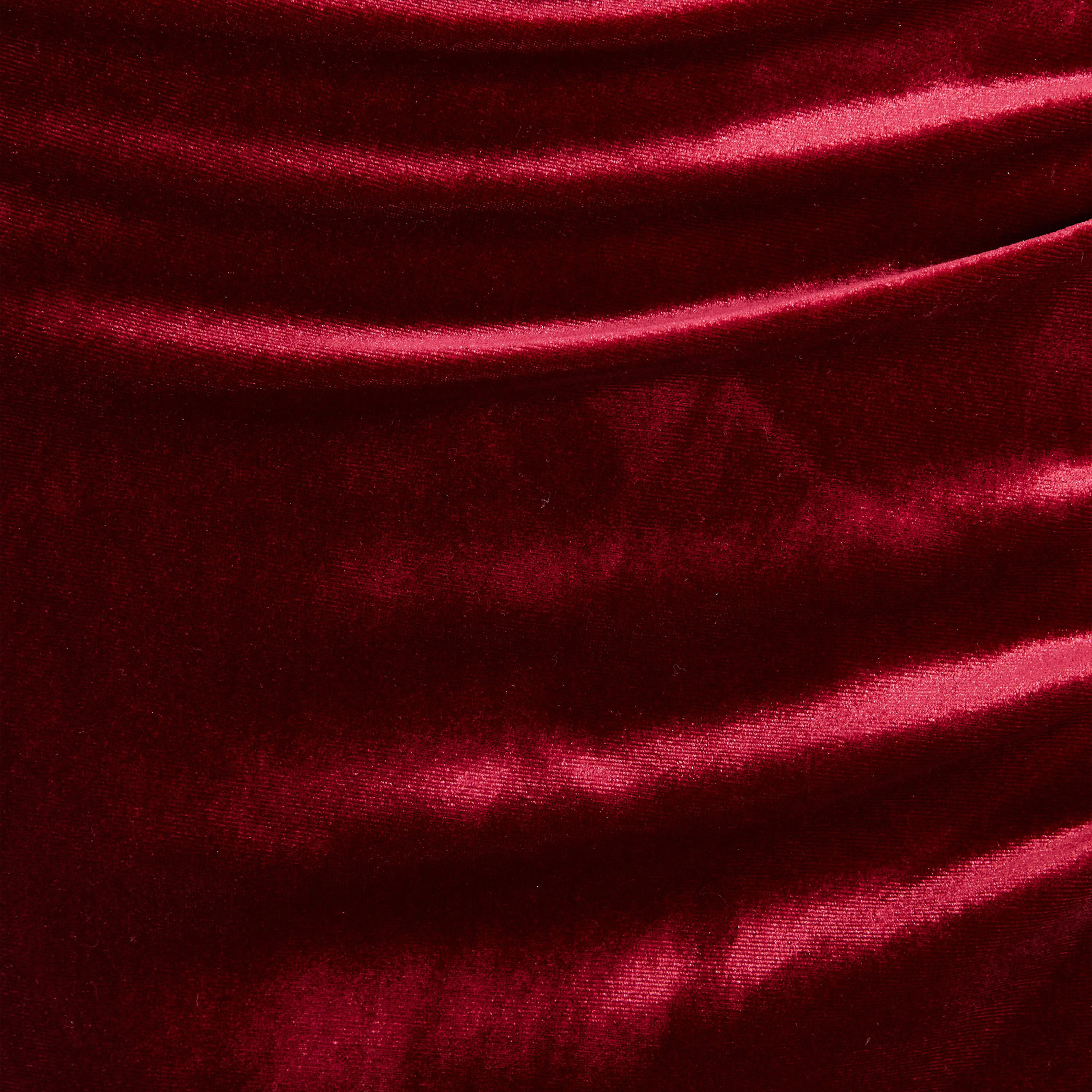 Quiz Berry Velvet Cowl Long Sleeve Maxi Evening Dress-women-clothing-dresses-image-4