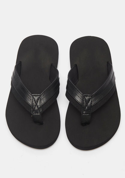 Solid Thong Slippers-Boy%27s Flip Flops & Beach Slippers-image-0