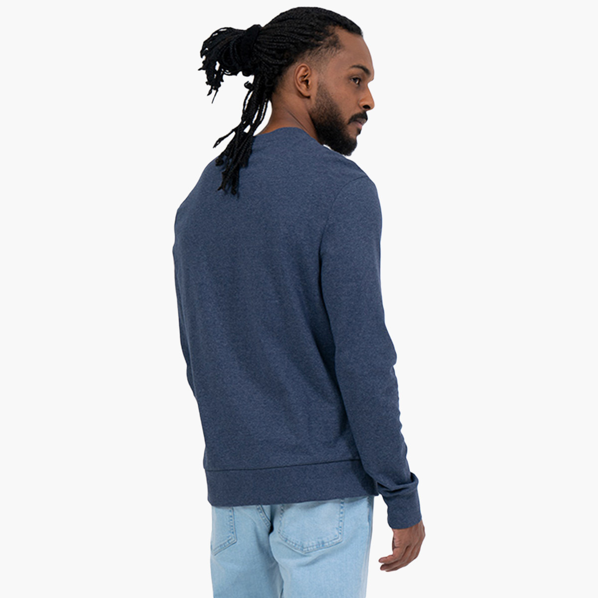 BlueAge Men Solid Crew Neck Sweatshirt-men-winterwear-hoodiesandsweatshirts-image-2