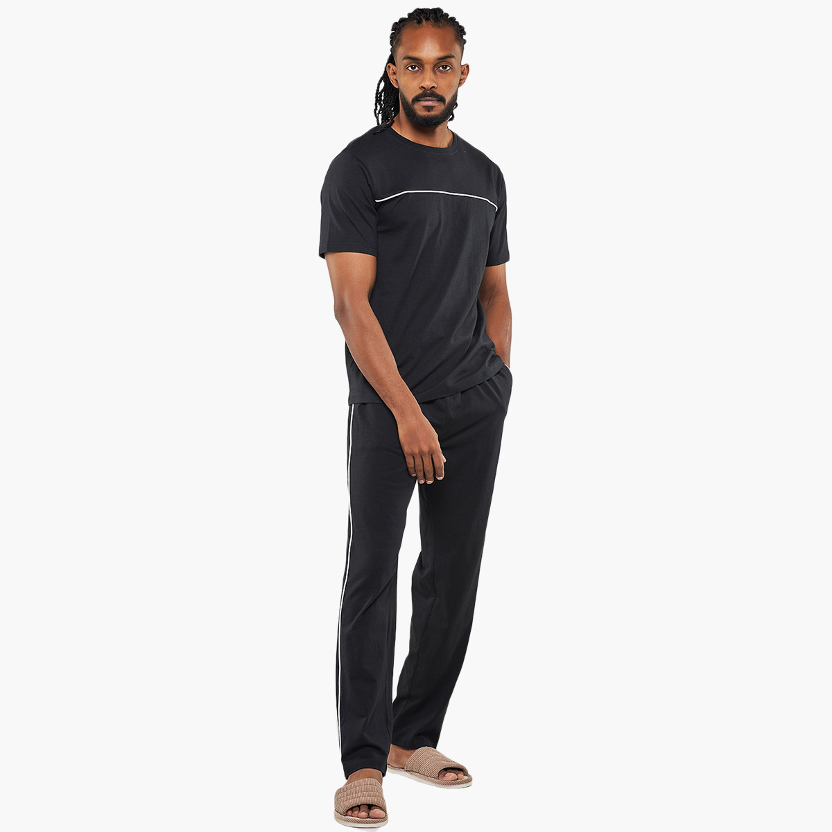 بلوايج أسود لباس نوم-men-clothing-nightwear-sets-image-1