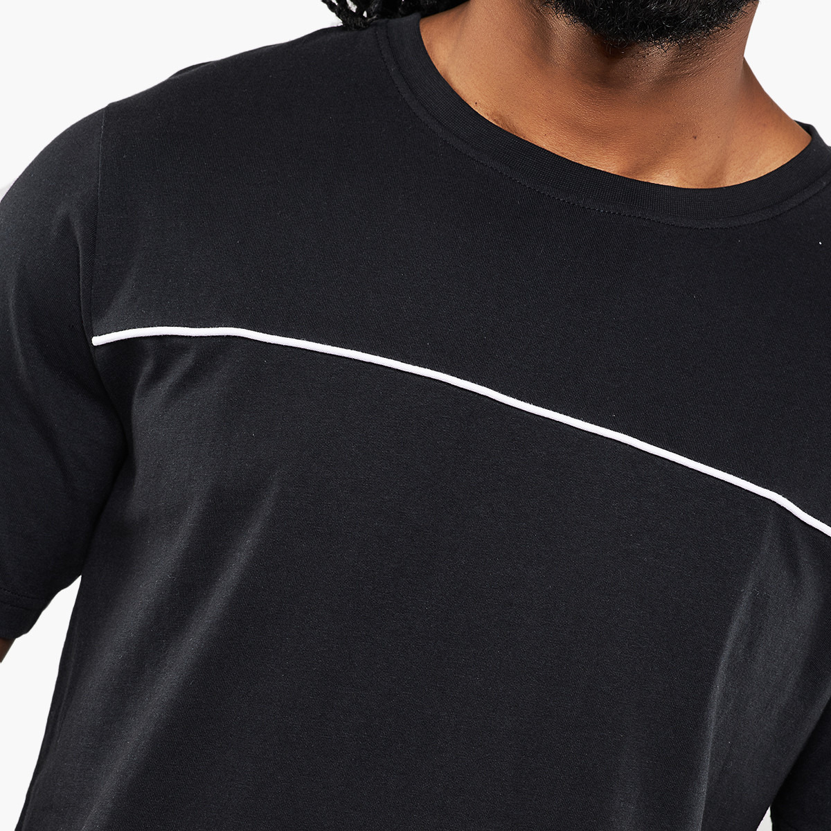 BlueAge Men Solid Round Neck Loungewear Set-men-clothing-nightwear-sets-image-2